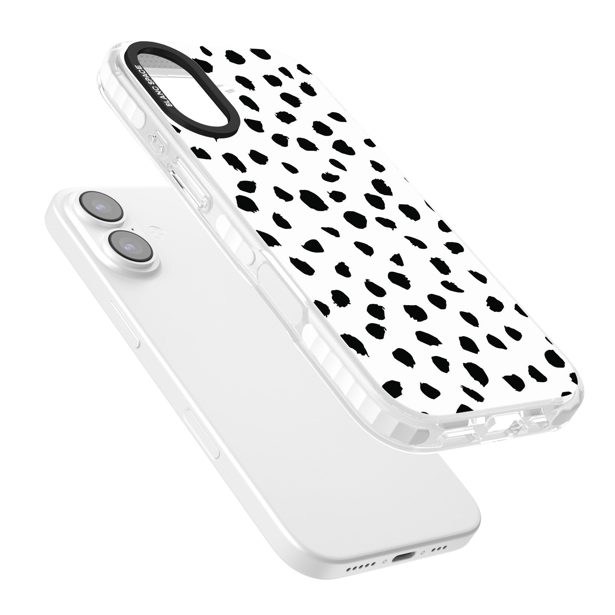Dalmatian Print iPhone 17 Impact Clear Phone Case Colours