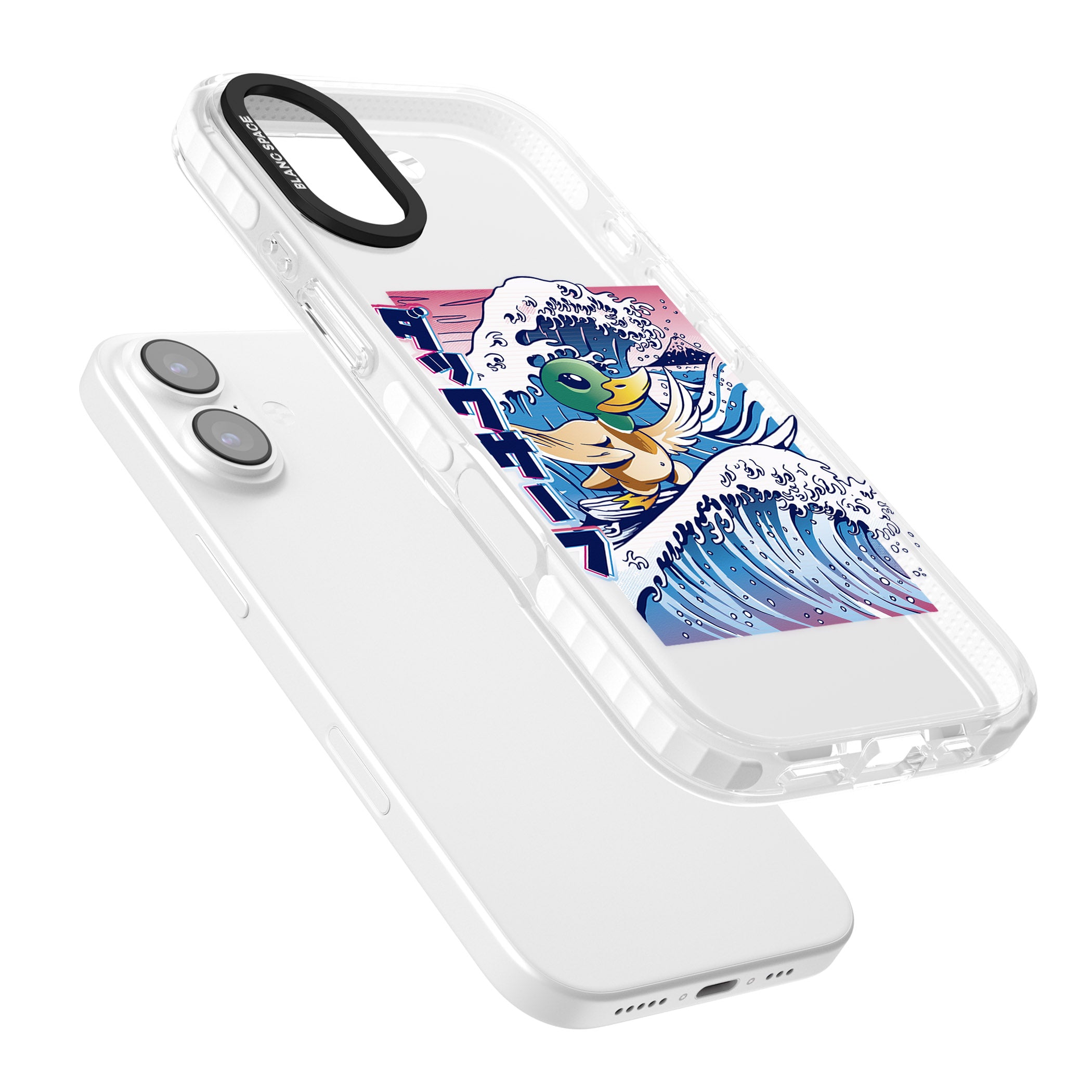 Duck Surf iPhone 17 Impact Clear Phone Case Colours