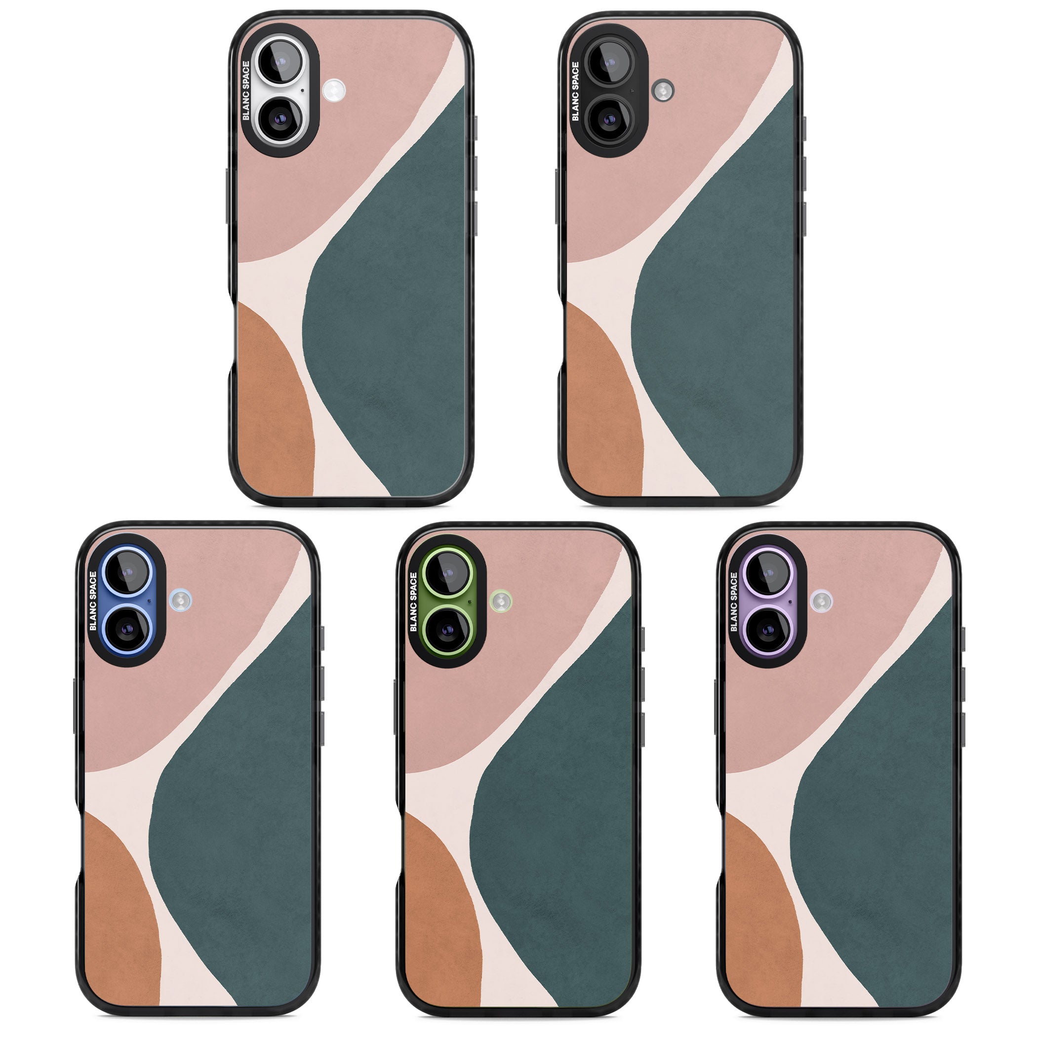 Lush Abstract Watercolour Design #8 iPhone 17 Impact Black Phone Case APT Impact Protection