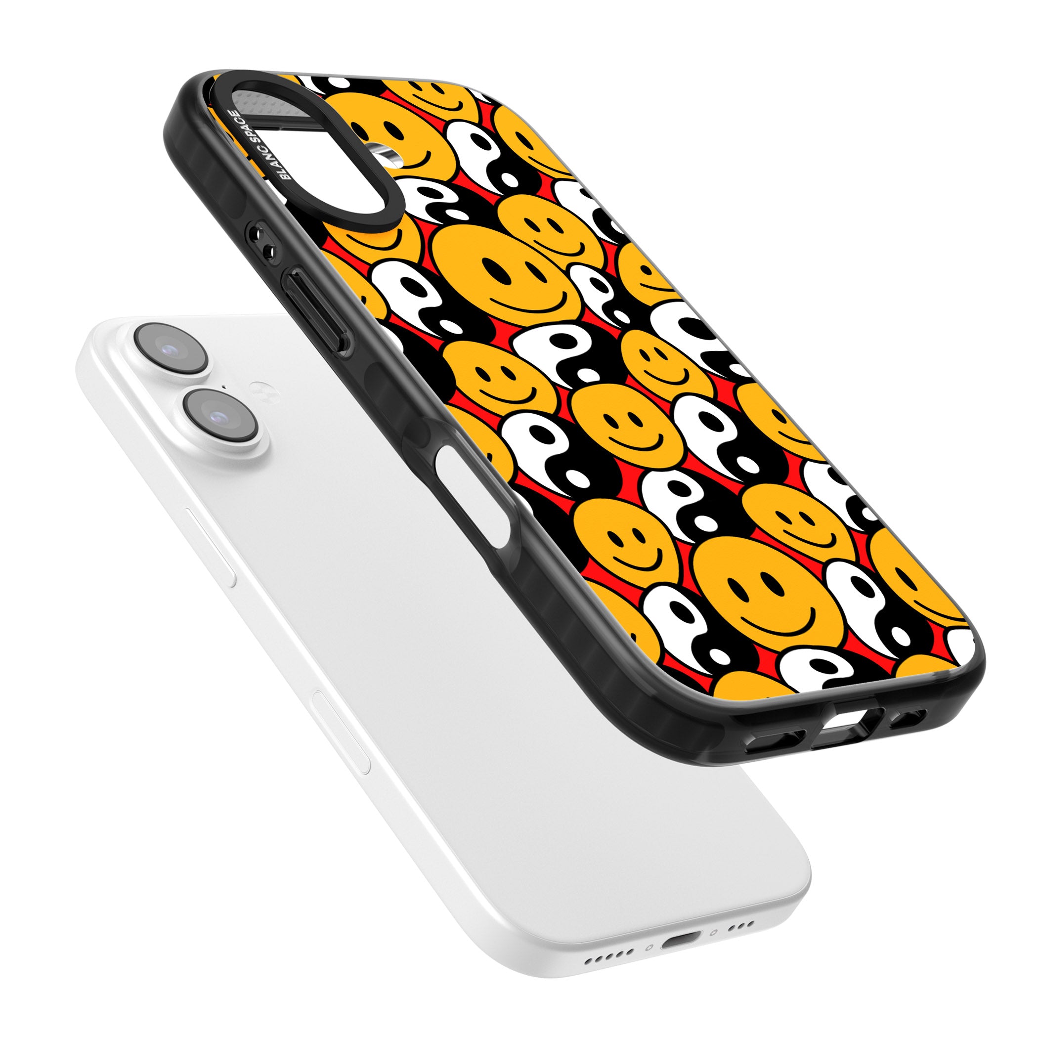 Yin Yang & Faces iPhone 17 Impact Black Phone Case Colours