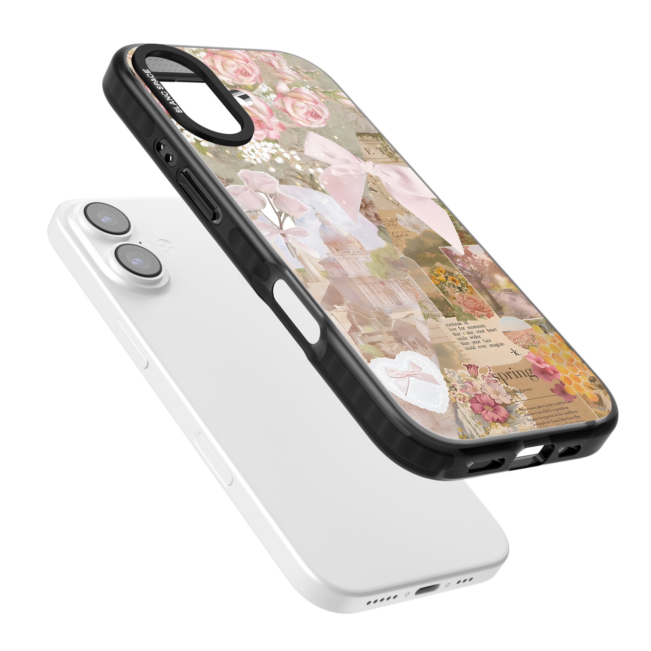 Coquette Collage iPhone 17 Impact Black Phone Case Colours