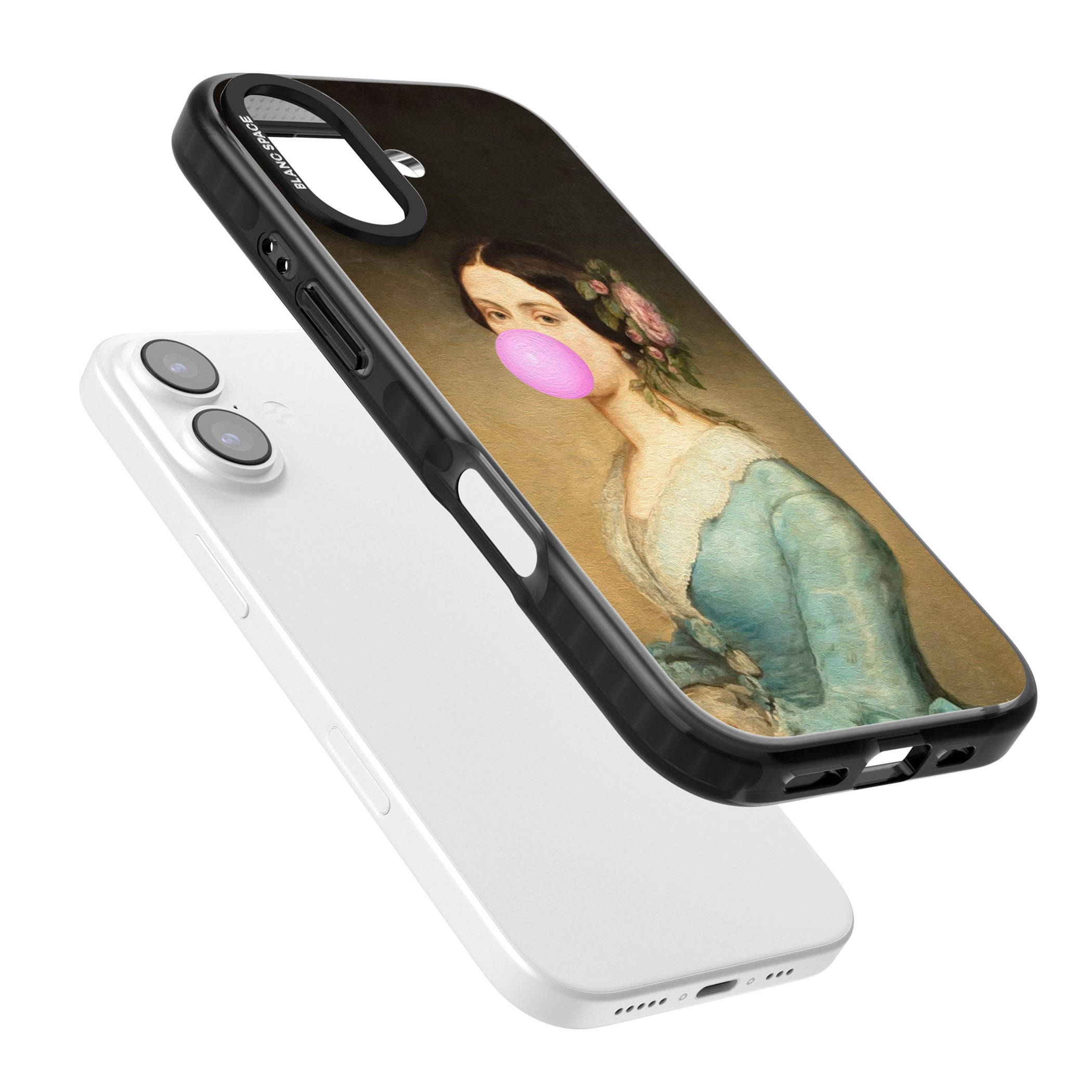 Bubblegum Renaissance iPhone 17 Impact Black Phone Case Colours