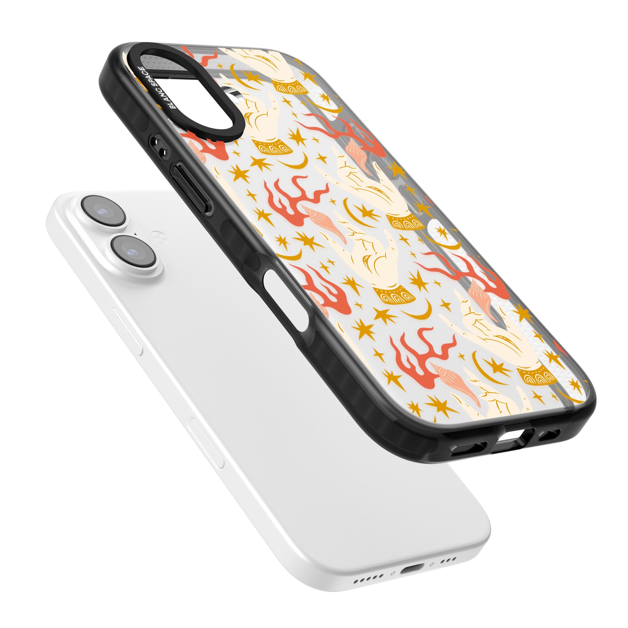 Hand Watcher Pattern iPhone 17 Impact Black Phone Case Colours