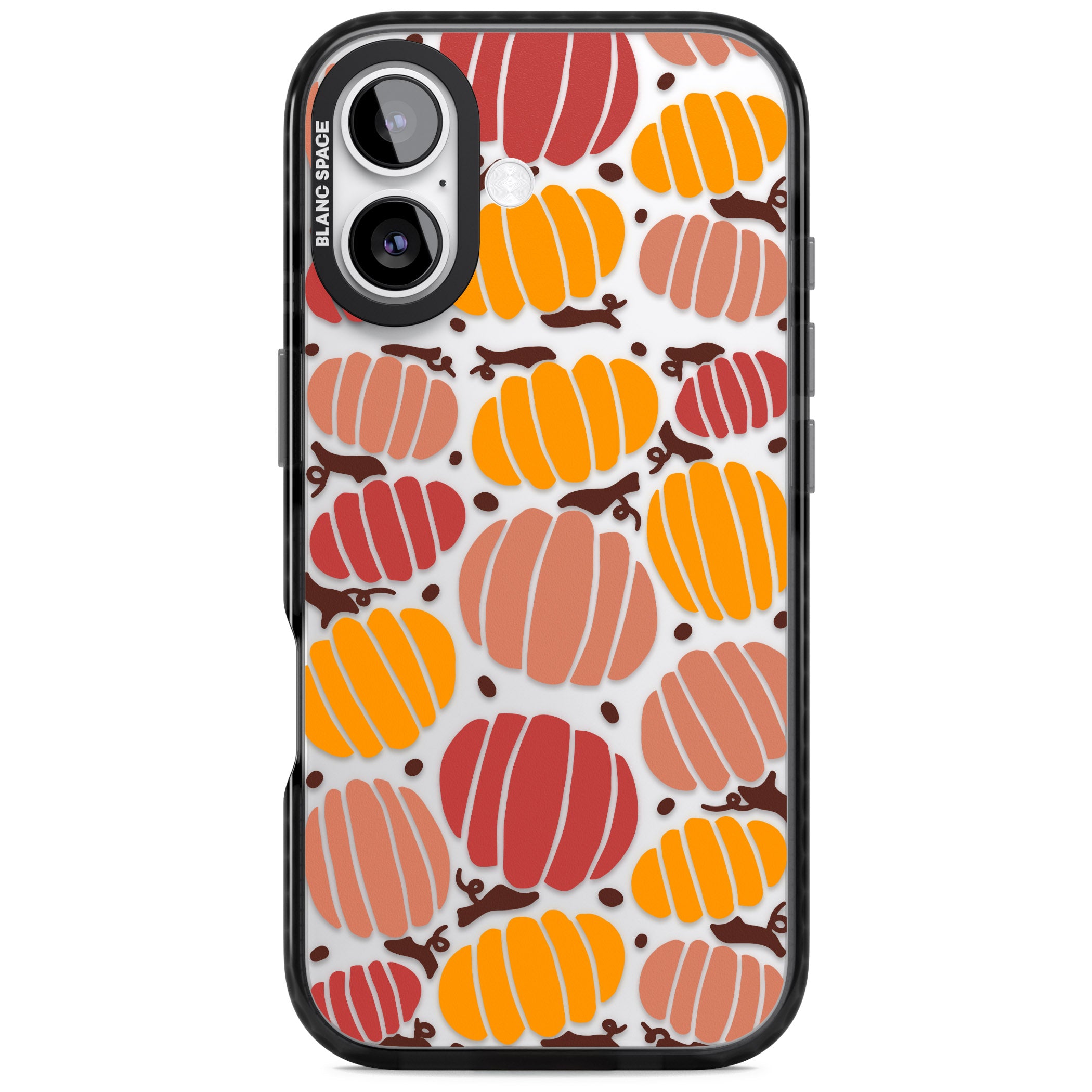 Autumn Pumpkin Patch iPhone 17 Impact Black Phone Case