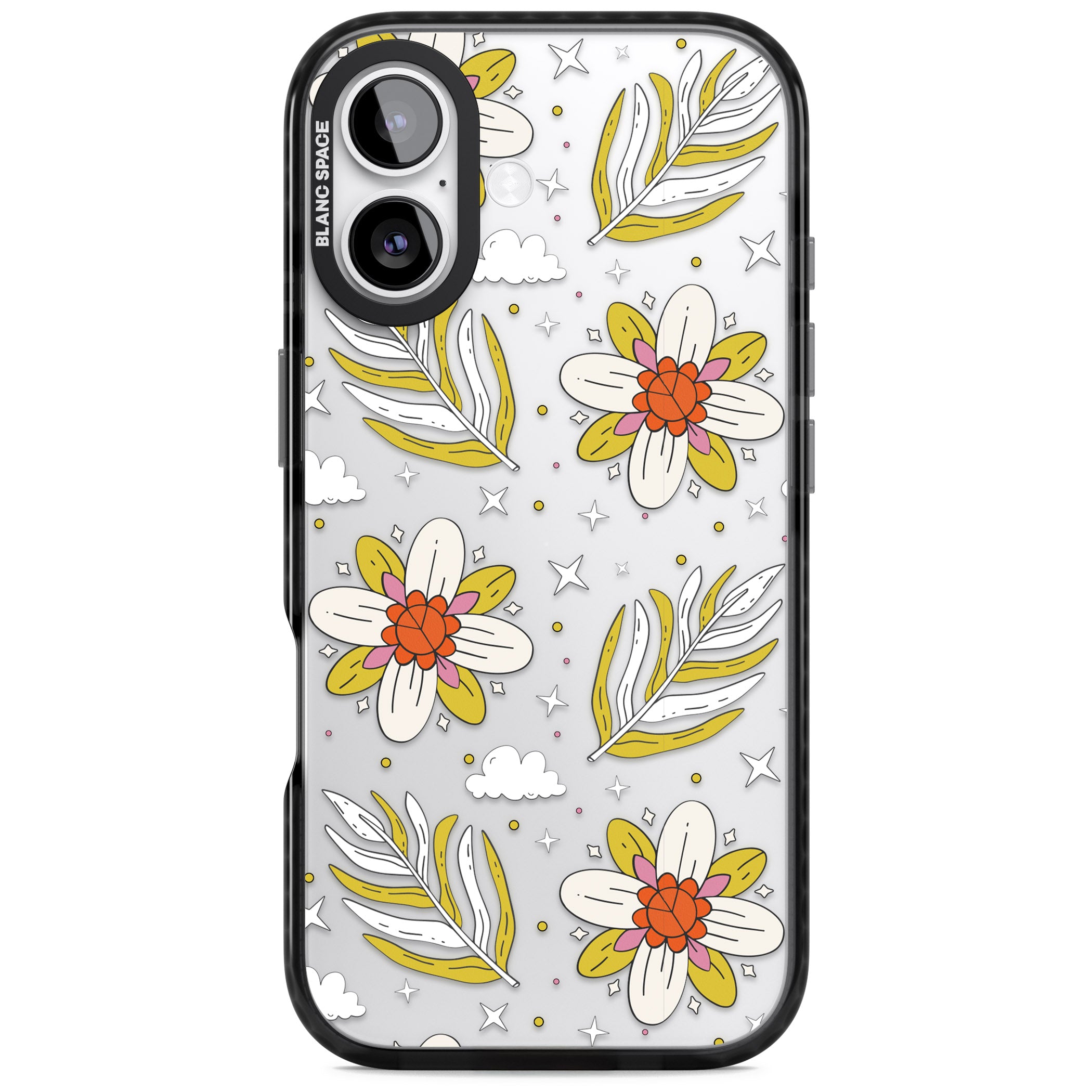 Boho Celestial Floral Dream iPhone 17 Impact Black Phone Case