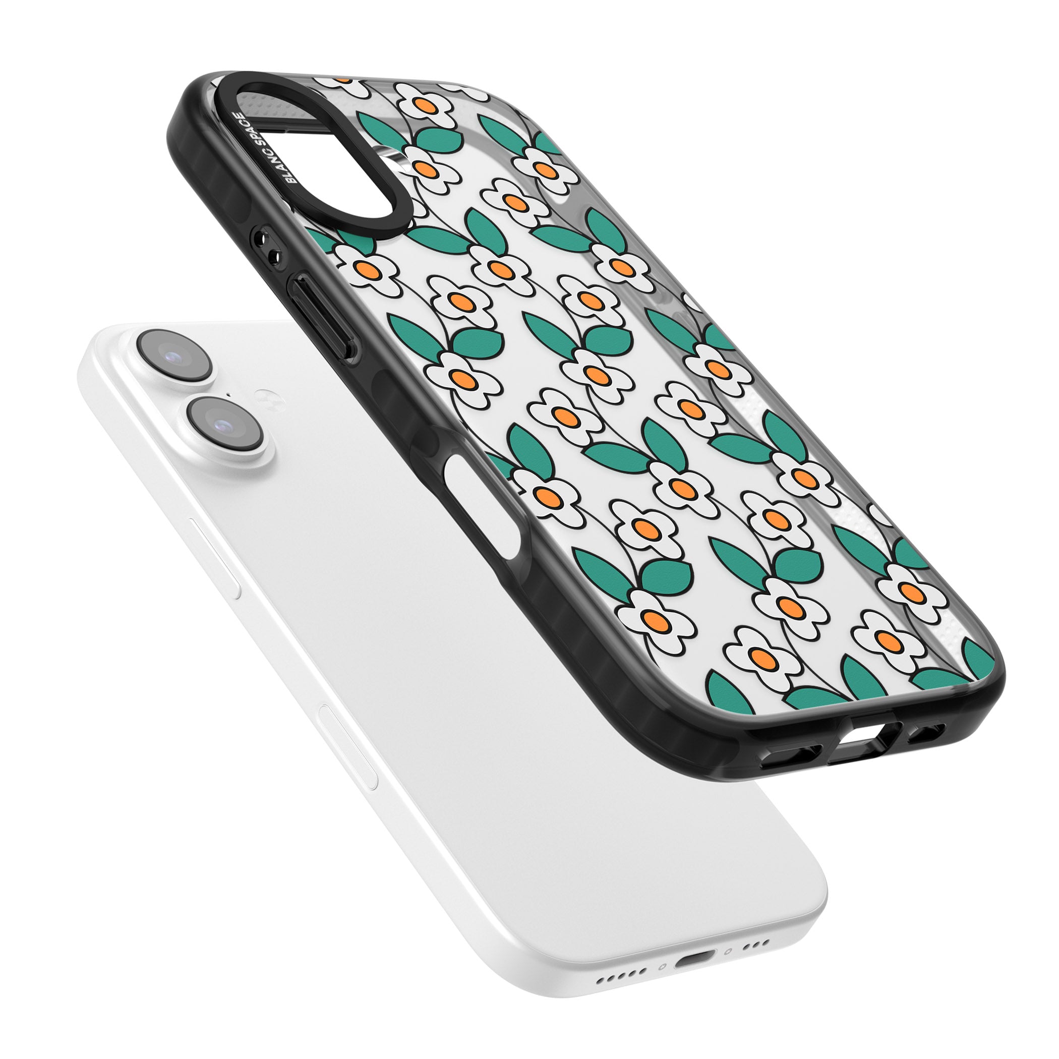 Spring Daisies iPhone 17 Impact Black Phone Case Colours