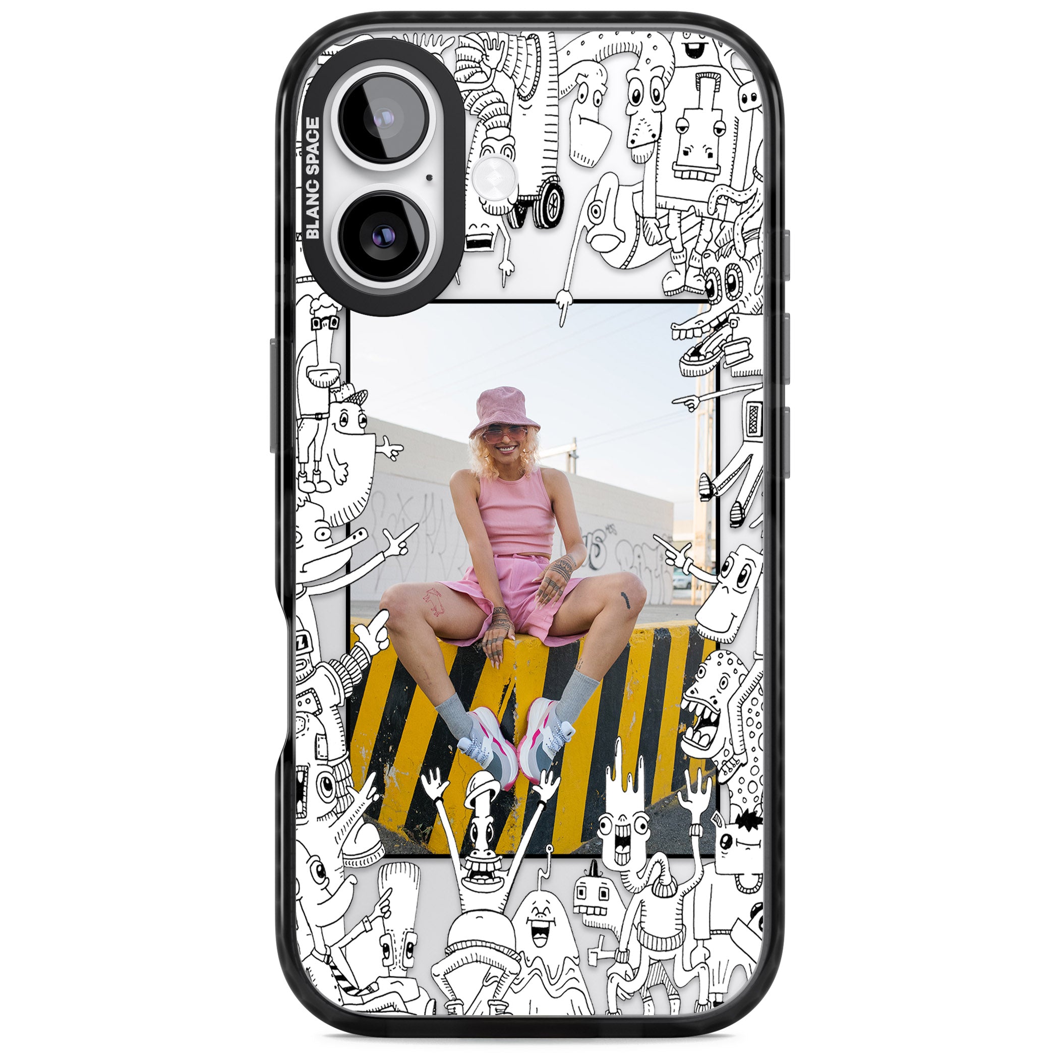 Personalised Look At This Photo Case iPhone 17 Impact Black Phone Case