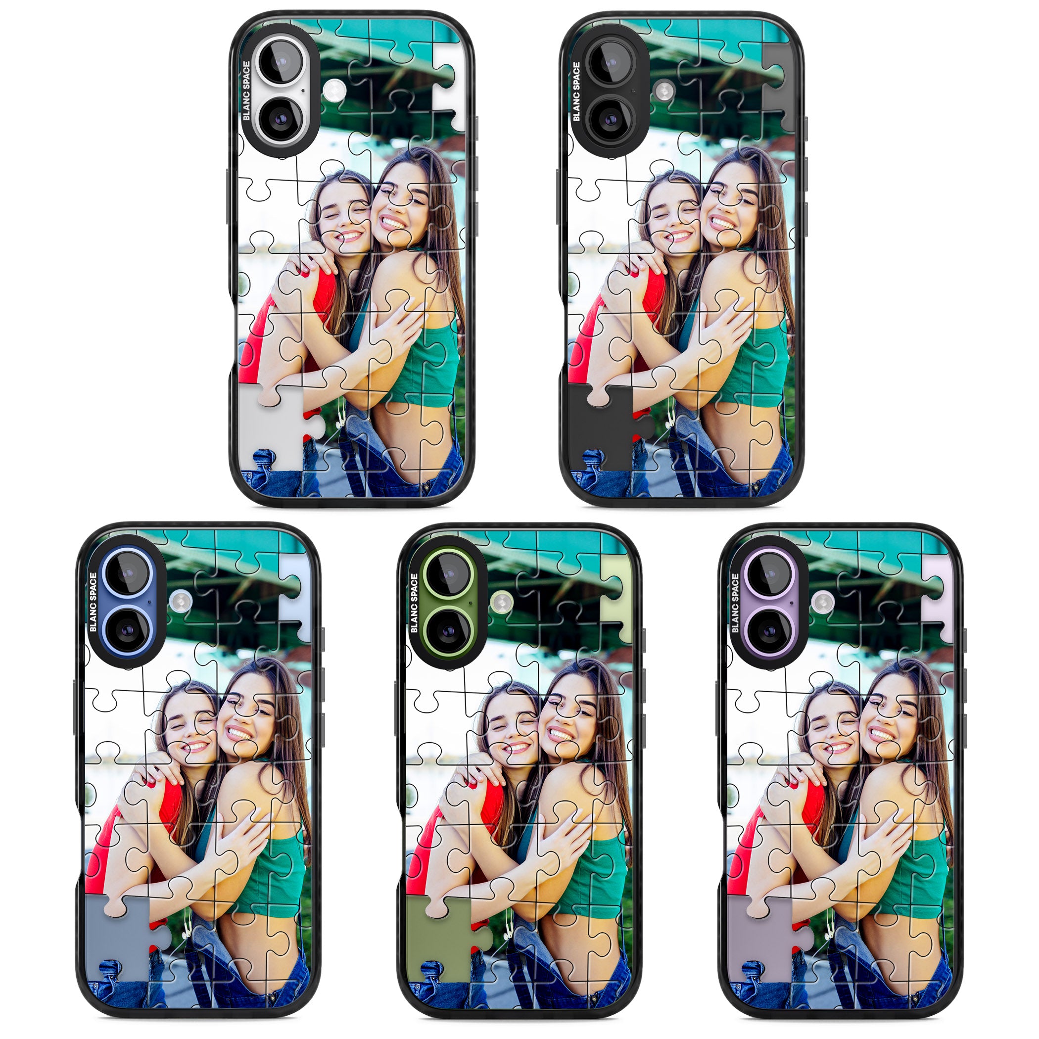 Personalised Jigsaw Puzzle Photo iPhone 17 Impact Black Phone Case APT Impact Protection