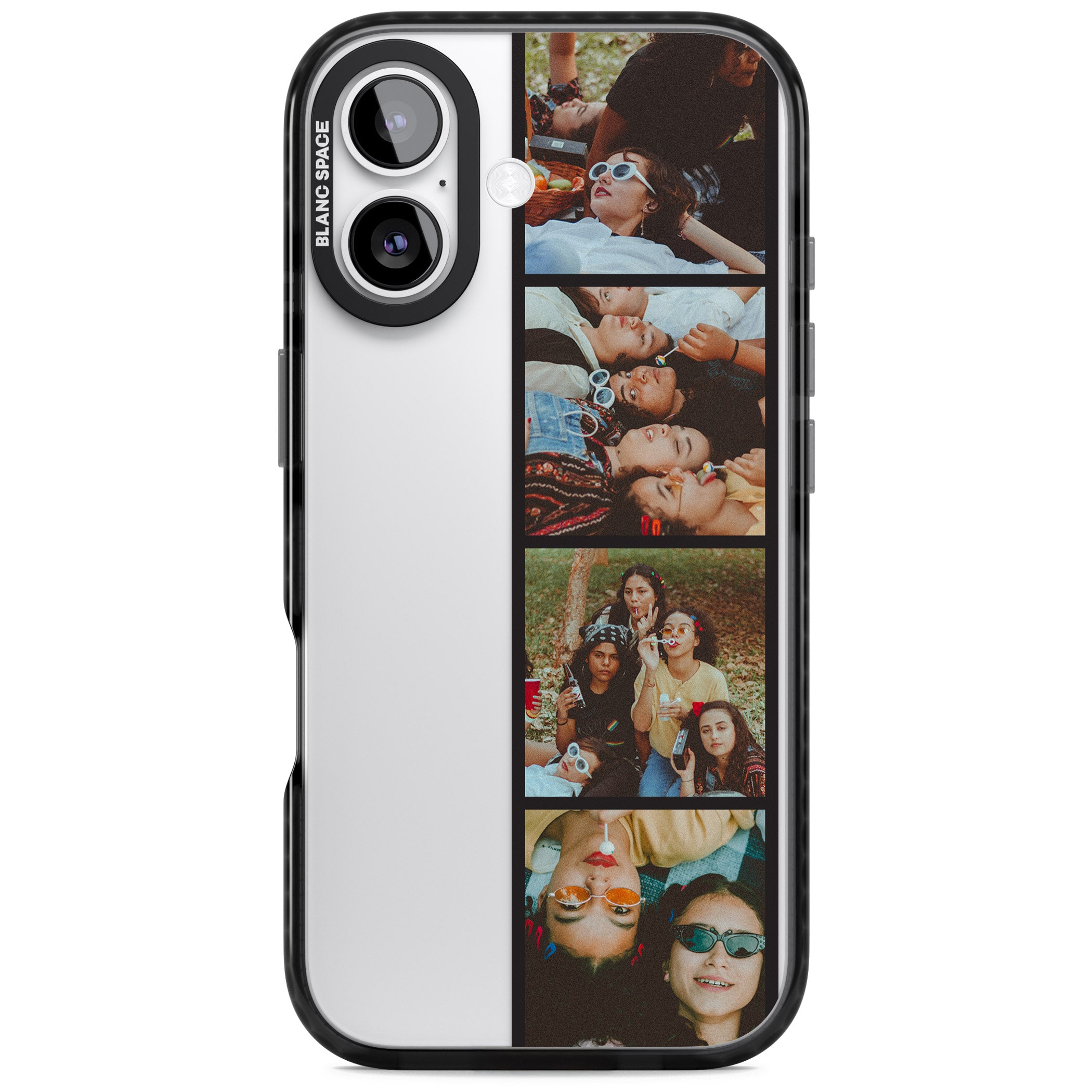 Personalised Photo Strip iPhone 17 Impact Black Phone Case