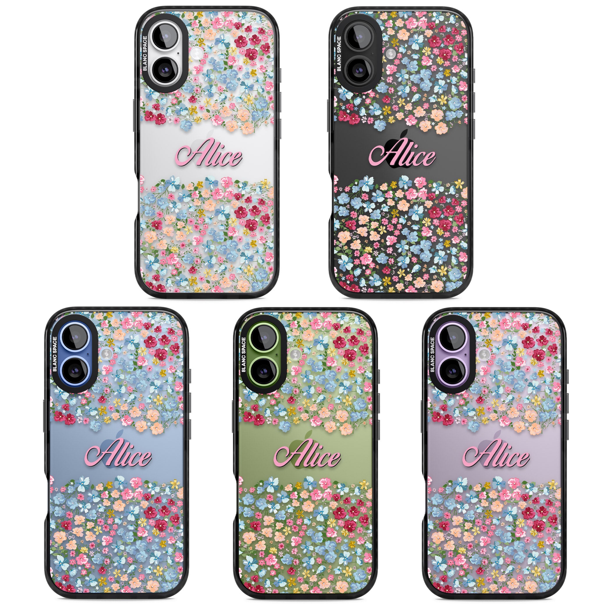 Personalised Venetian Meadow iPhone 17 Impact Black Phone Case APT Impact Protection