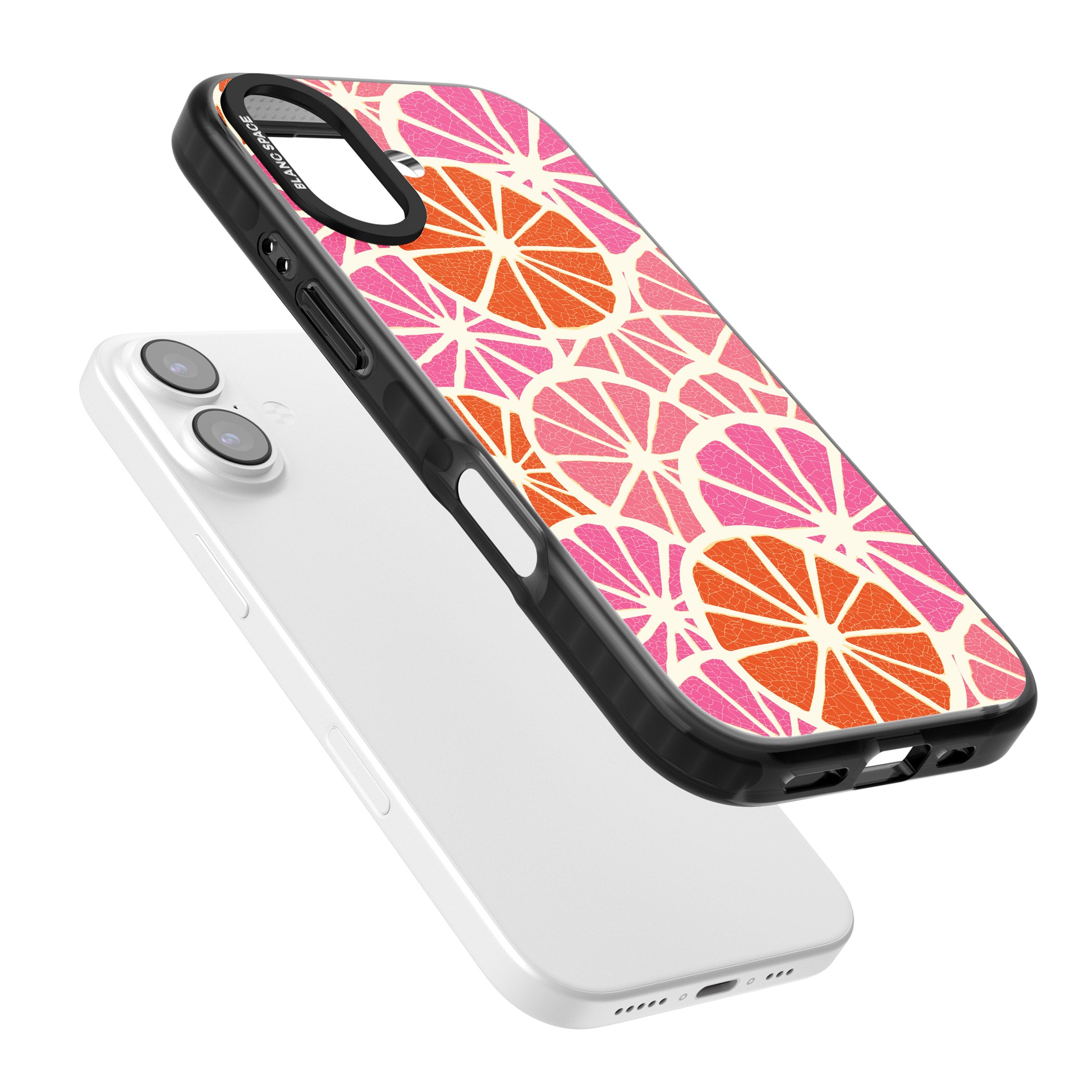 Citrus Slices iPhone 17 Impact Black Phone Case Colours