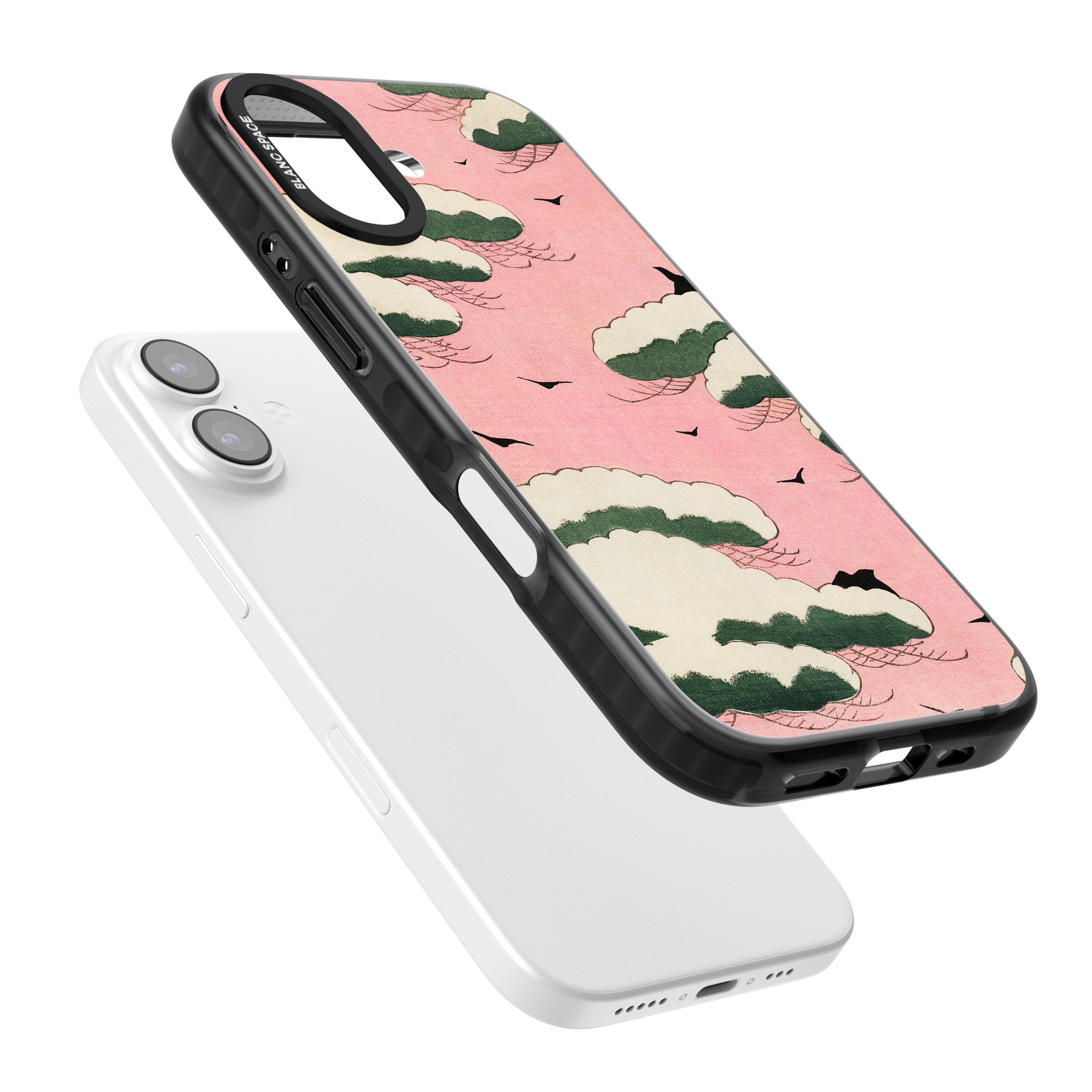 Japanese Pink Sky iPhone 17 Impact Black Phone Case Colours