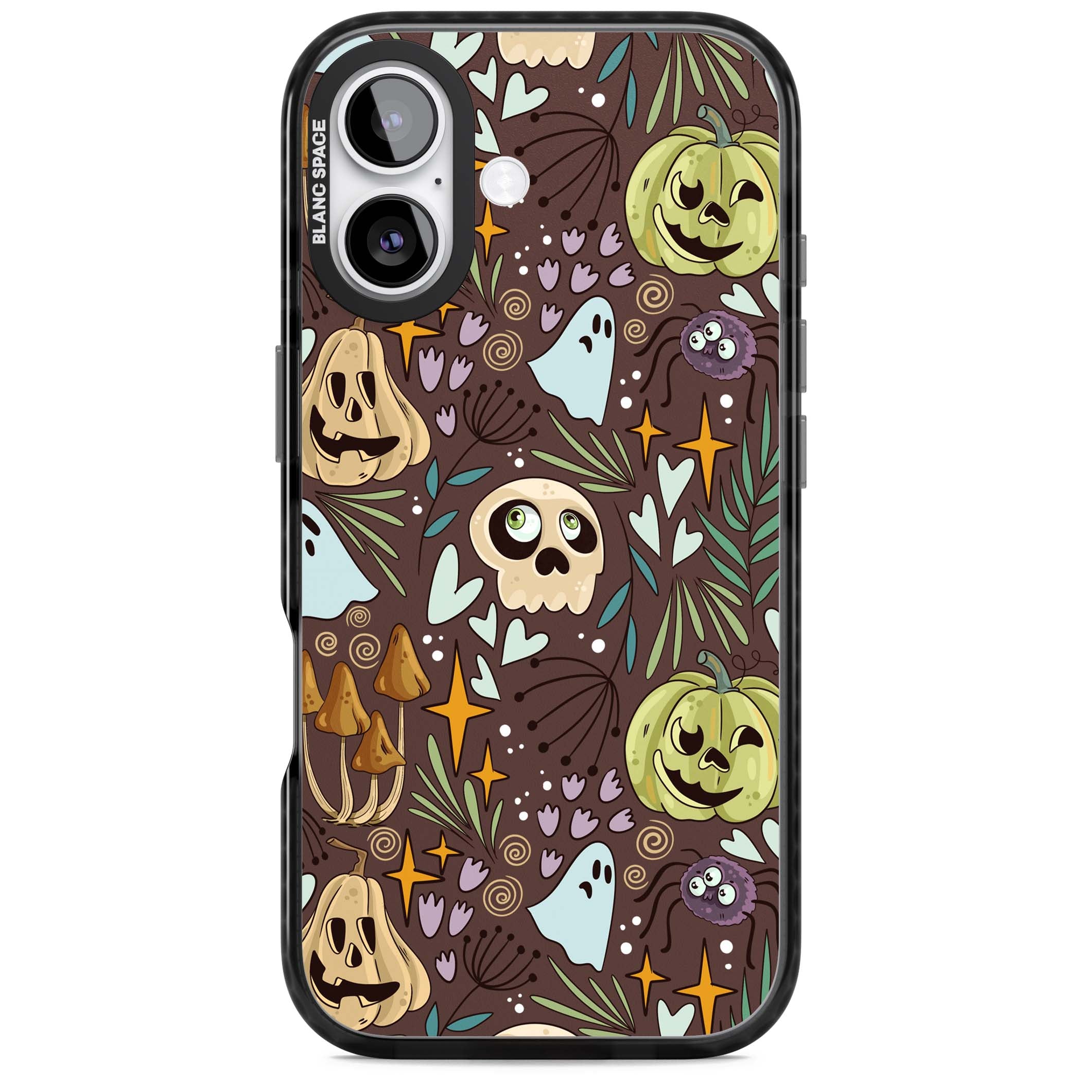 Goblincore Cartoon Halloween Pattern