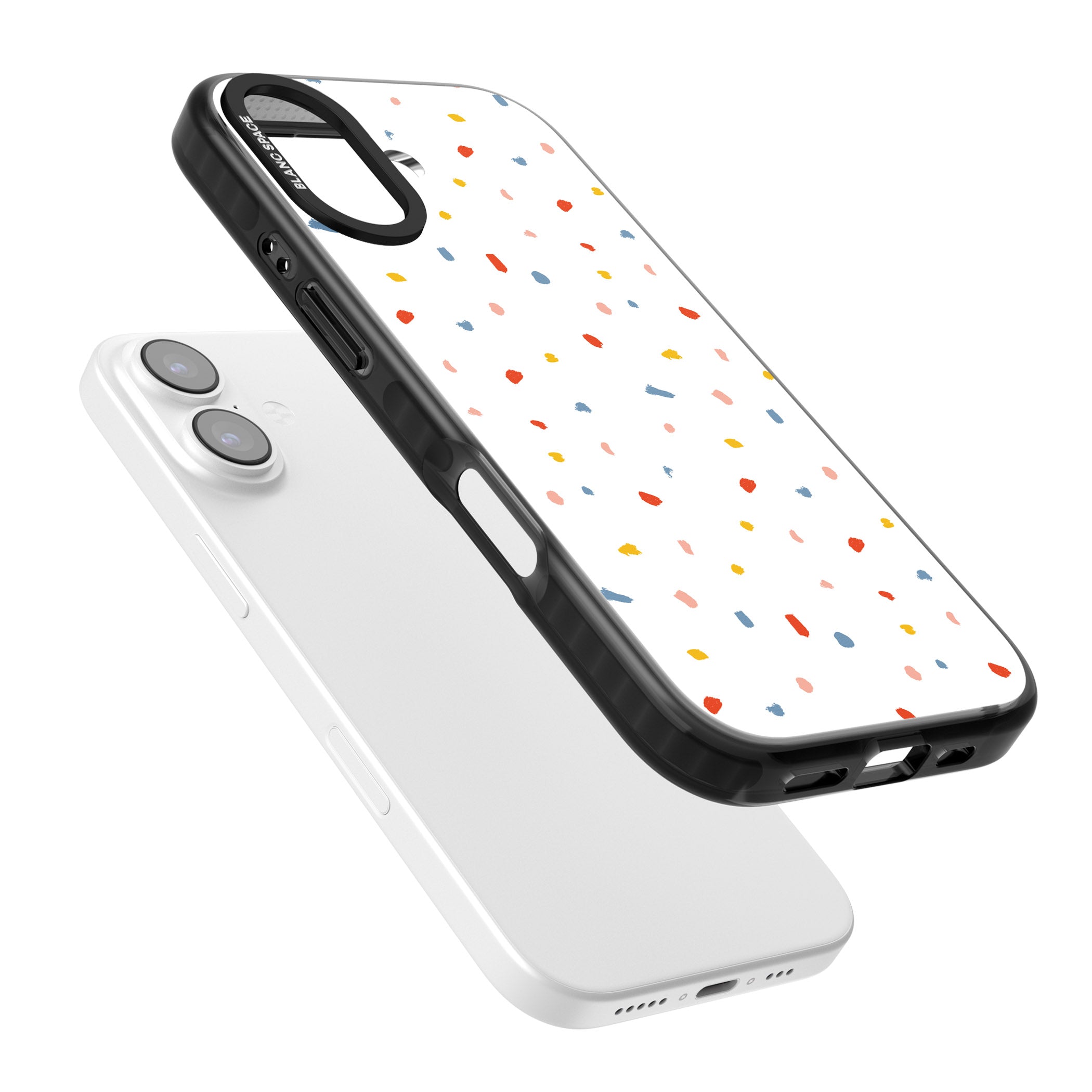 Confetti Speckle iPhone 17 Impact Black Phone Case Colours