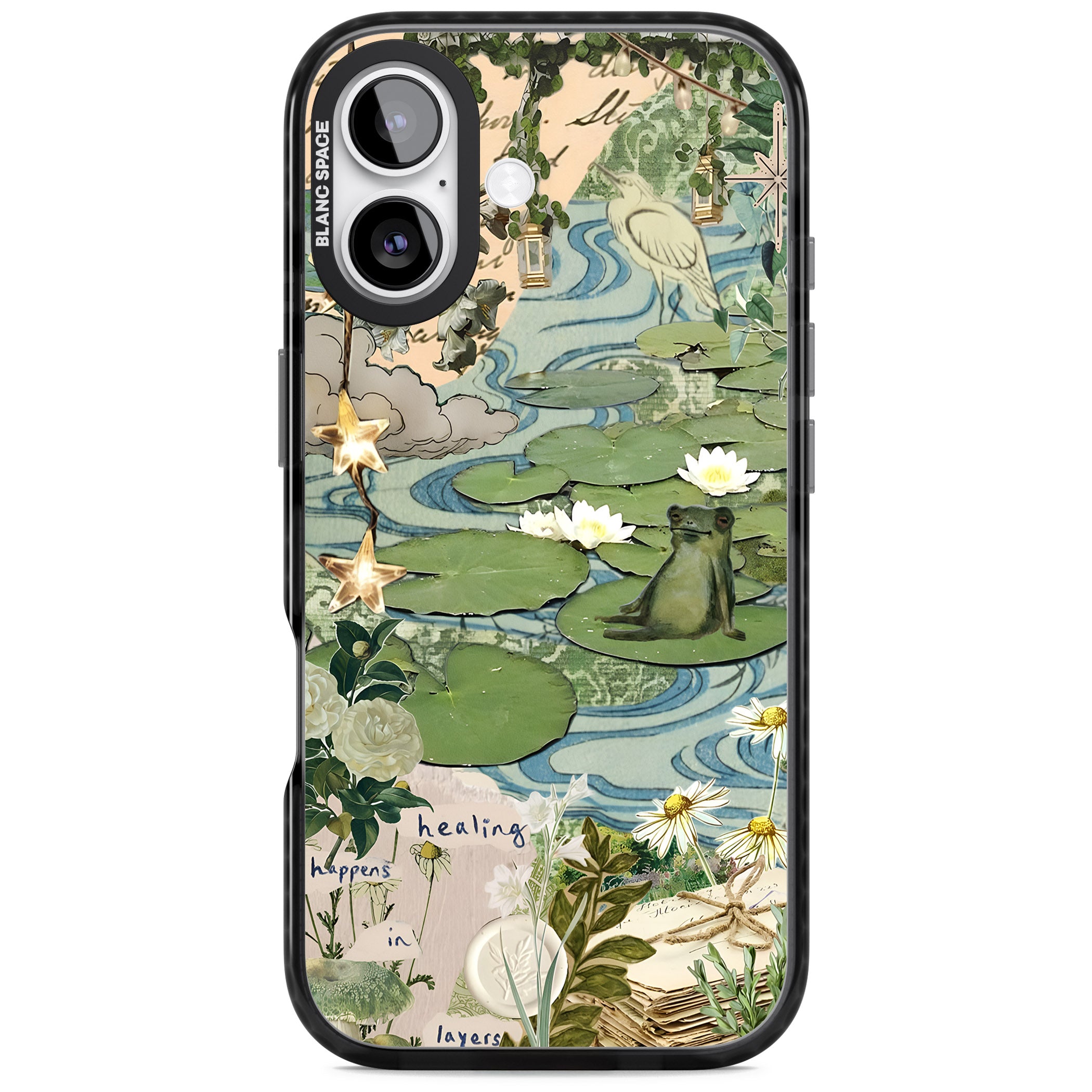 Lily Pad River iPhone 17 Impact Black Phone Case