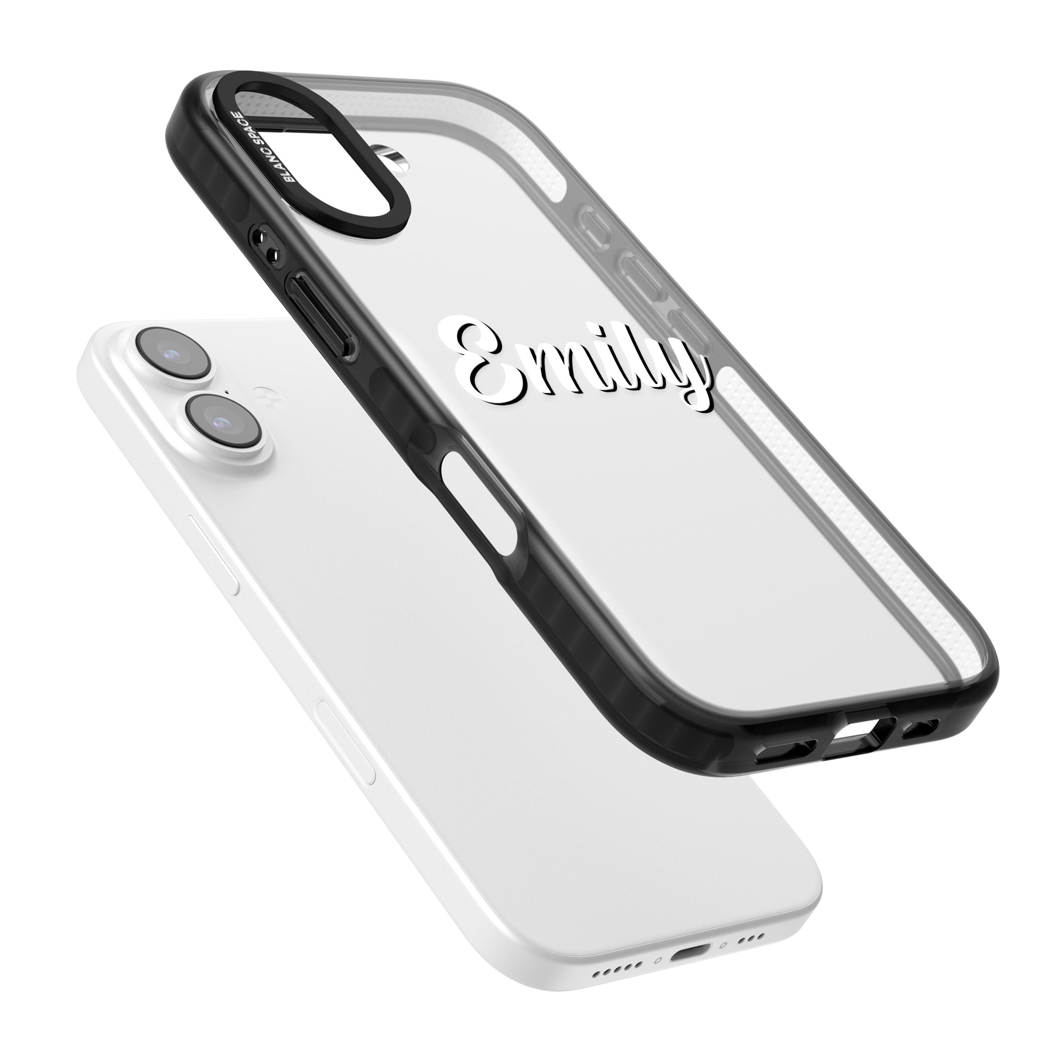 Personalised Cute Name iPhone 17 Impact Black Phone Case Colours