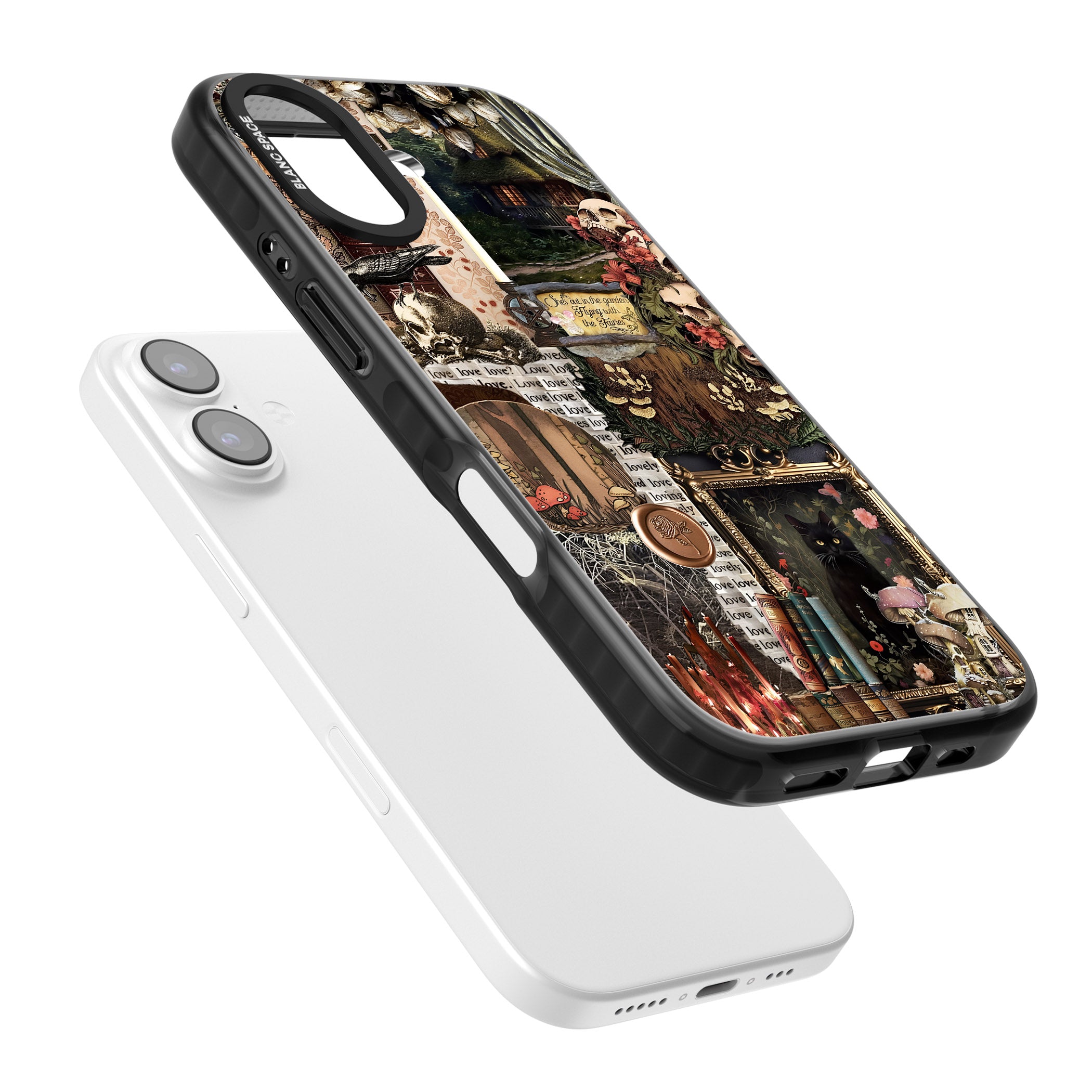 Academia Collage iPhone 17 Impact Black Phone Case Colours