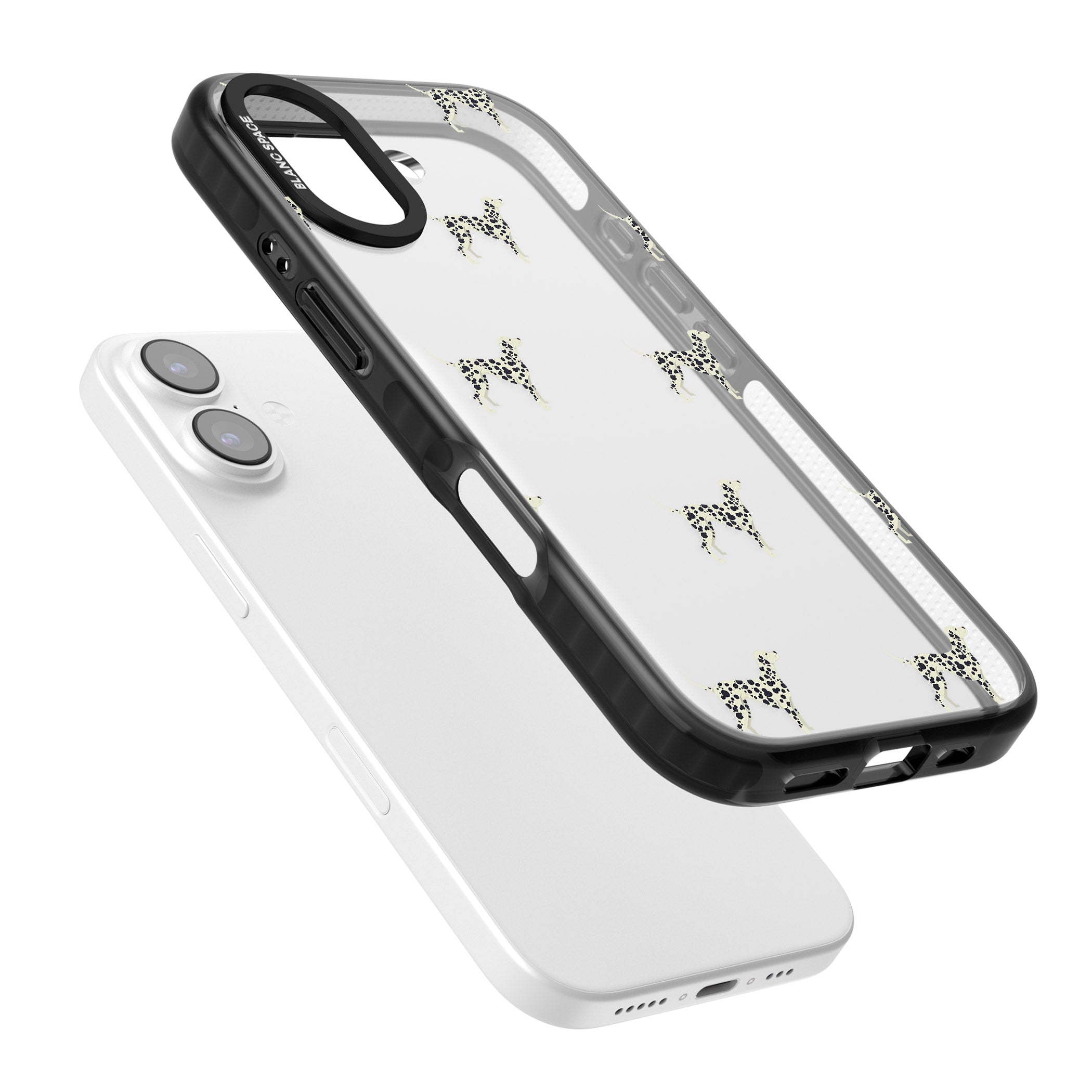 Dalmatian Dog Pattern iPhone 17 Impact Black Phone Case Colours