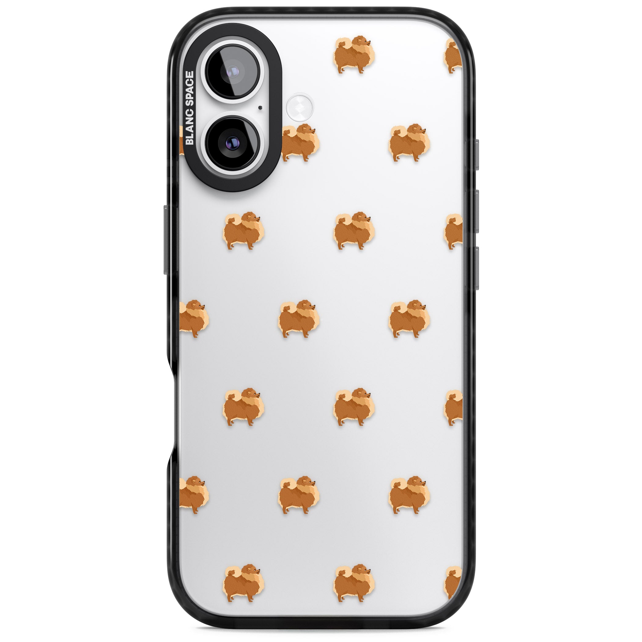 Pomeranian Delight iPhone 17 Impact Black Phone Case