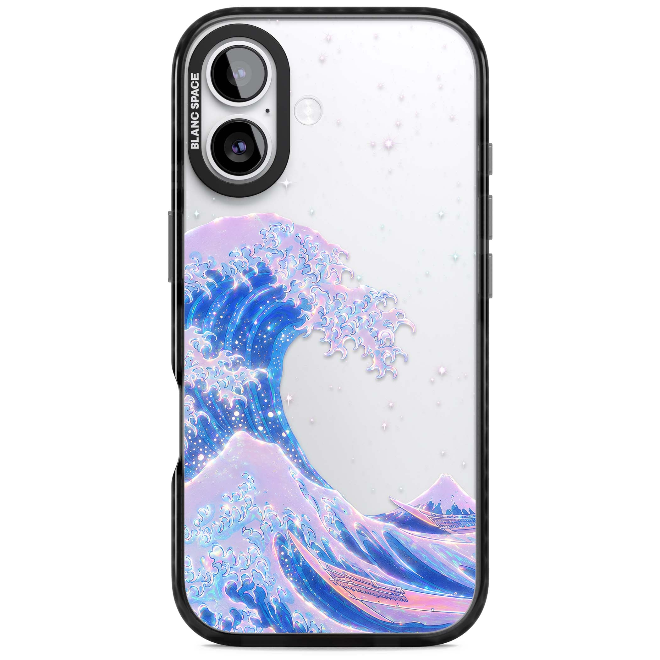 The Great Wave In Opal japanese iPhone case | Clear Impact case for iPhone 17