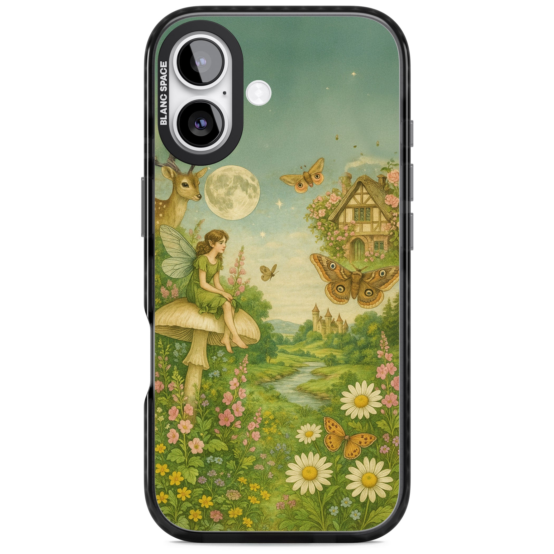 Cottage Fairy iPhone 17 Impact Black Phone Case