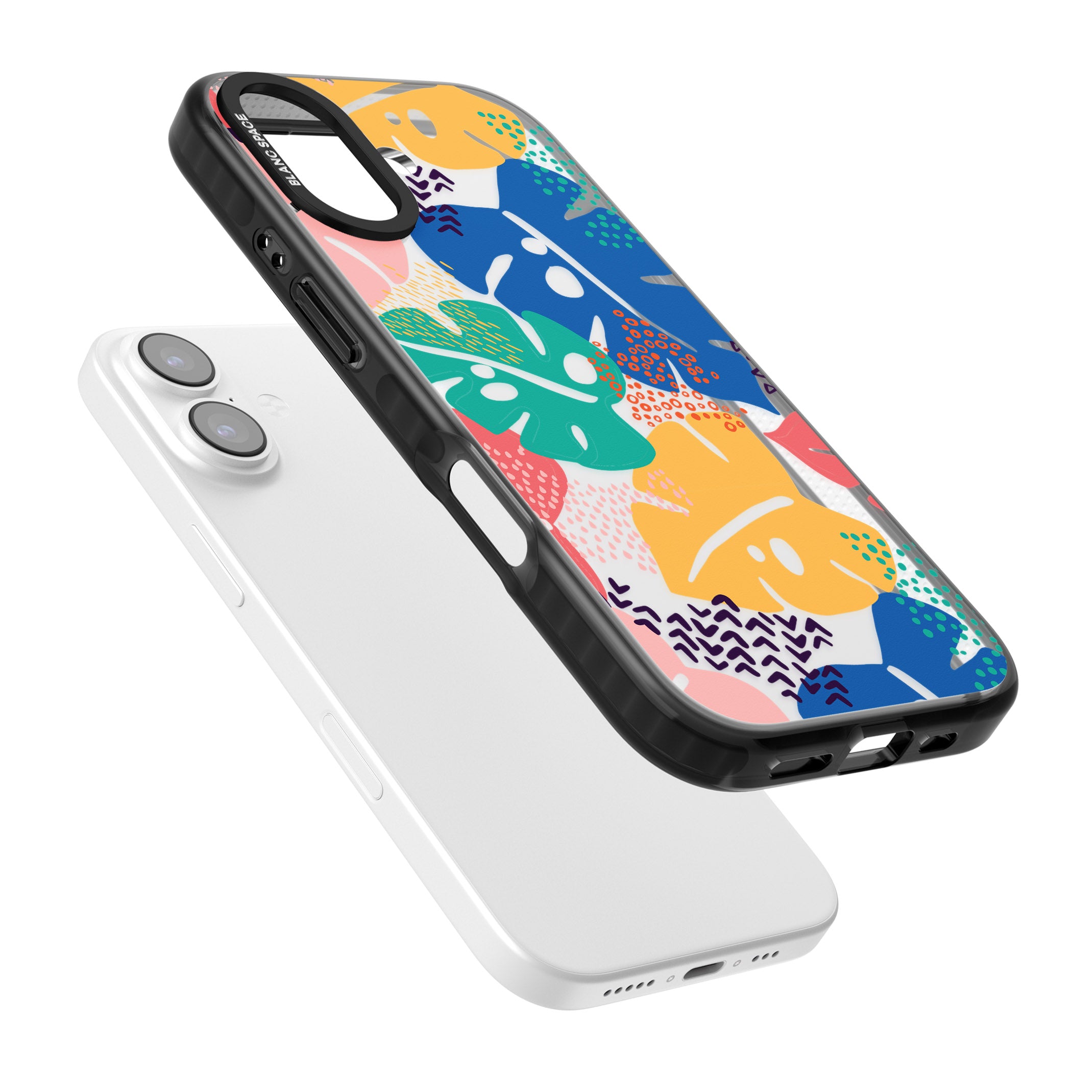 Vibrant Leaves iPhone 17 Impact Black Phone Case Colours