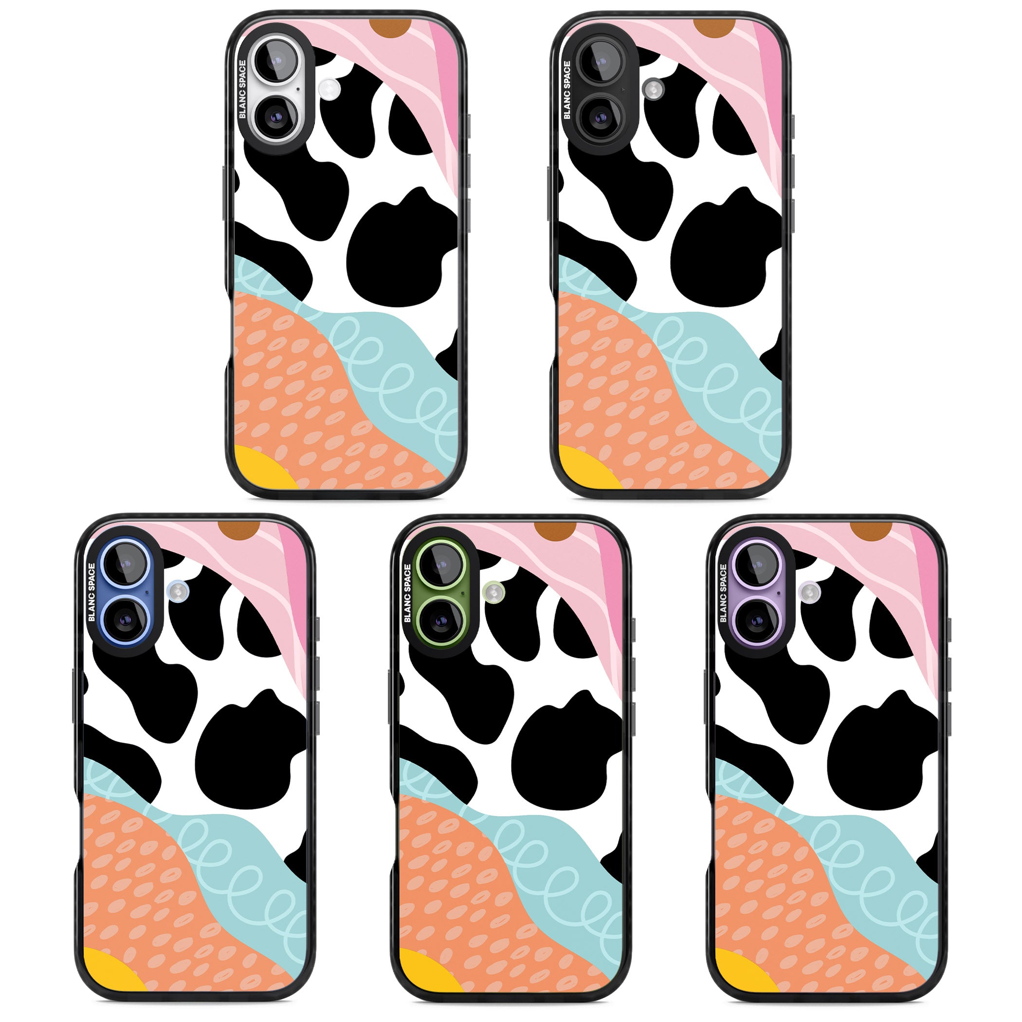 Abstract Elegance iPhone 17 Impact Black Phone Case APT Impact Protection