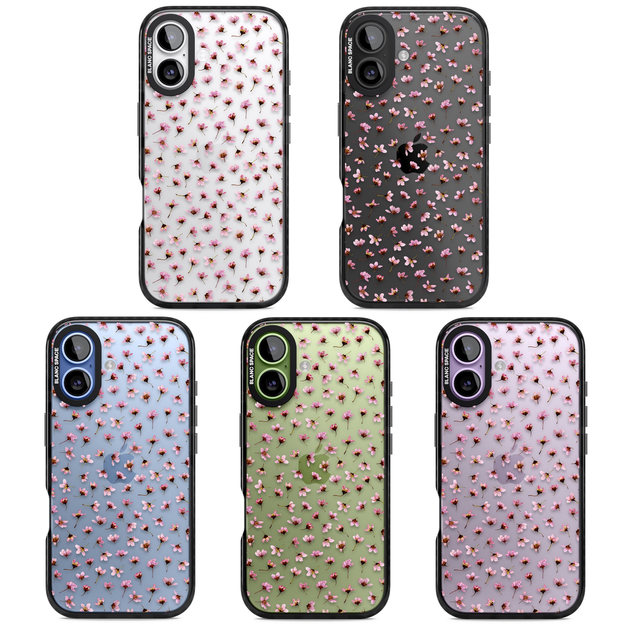 Pink Blossom iPhone 17 Impact Black Phone Case APT Impact Protection