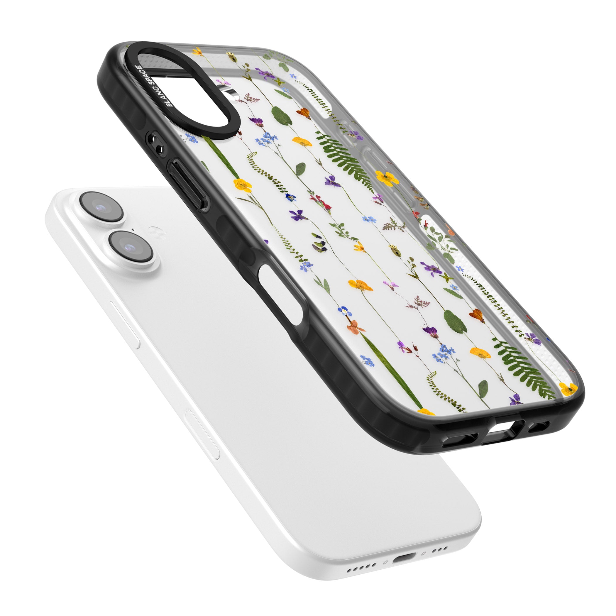 Wildflower Chain iPhone 17 Impact Black Phone Case Colours