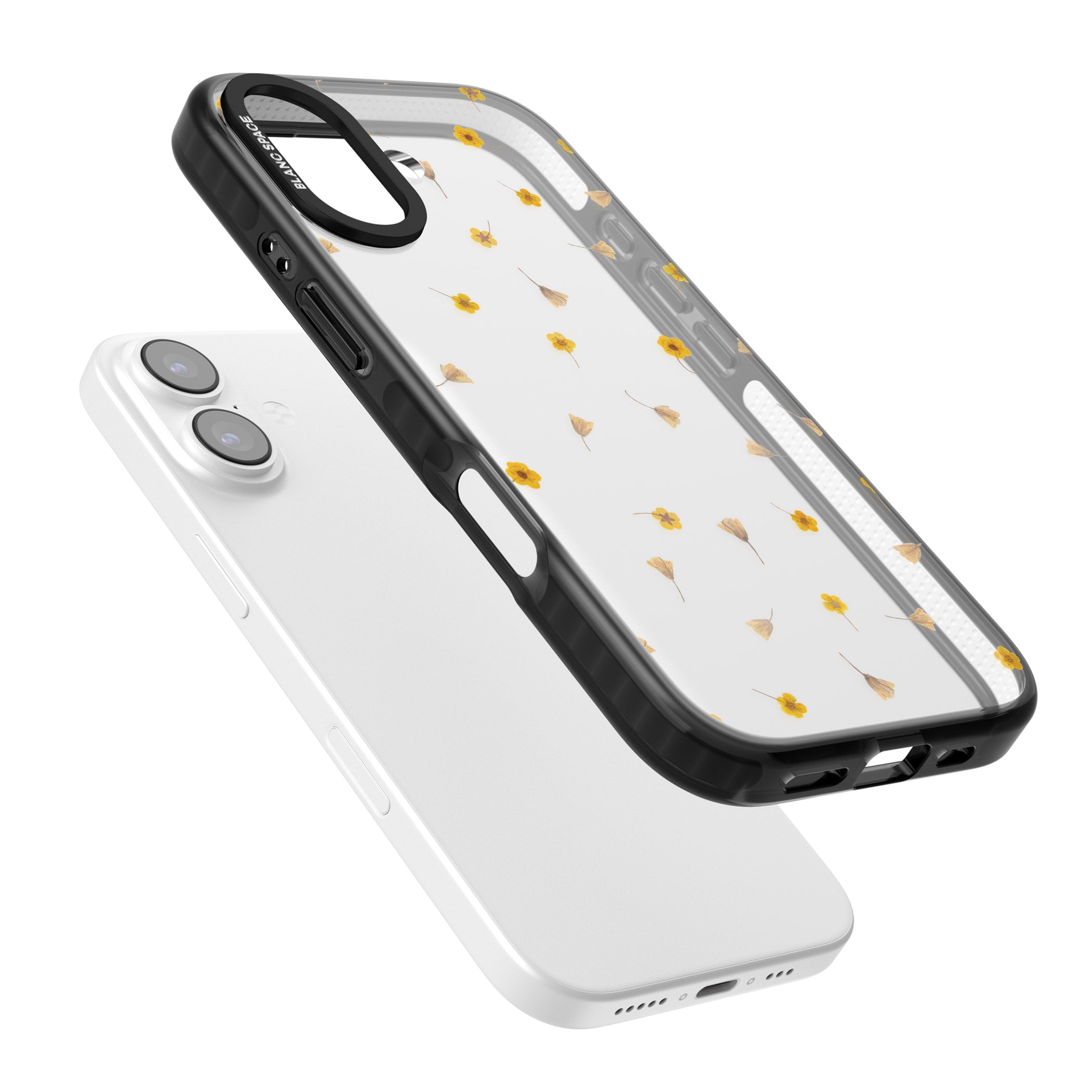 Tiny Yellow Flower iPhone 17 Impact Black Phone Case Colours