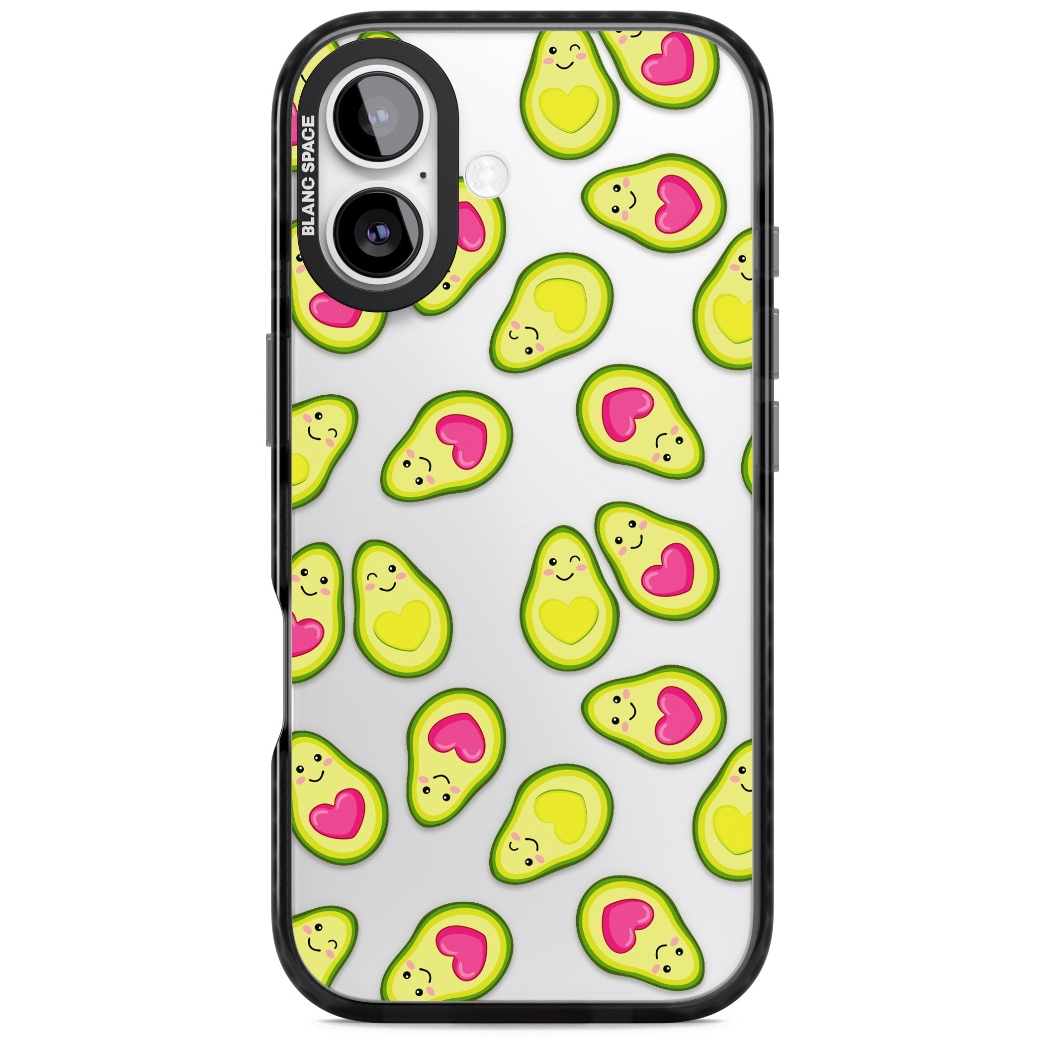 Avocado Love iPhone 17 Impact Black Phone Case