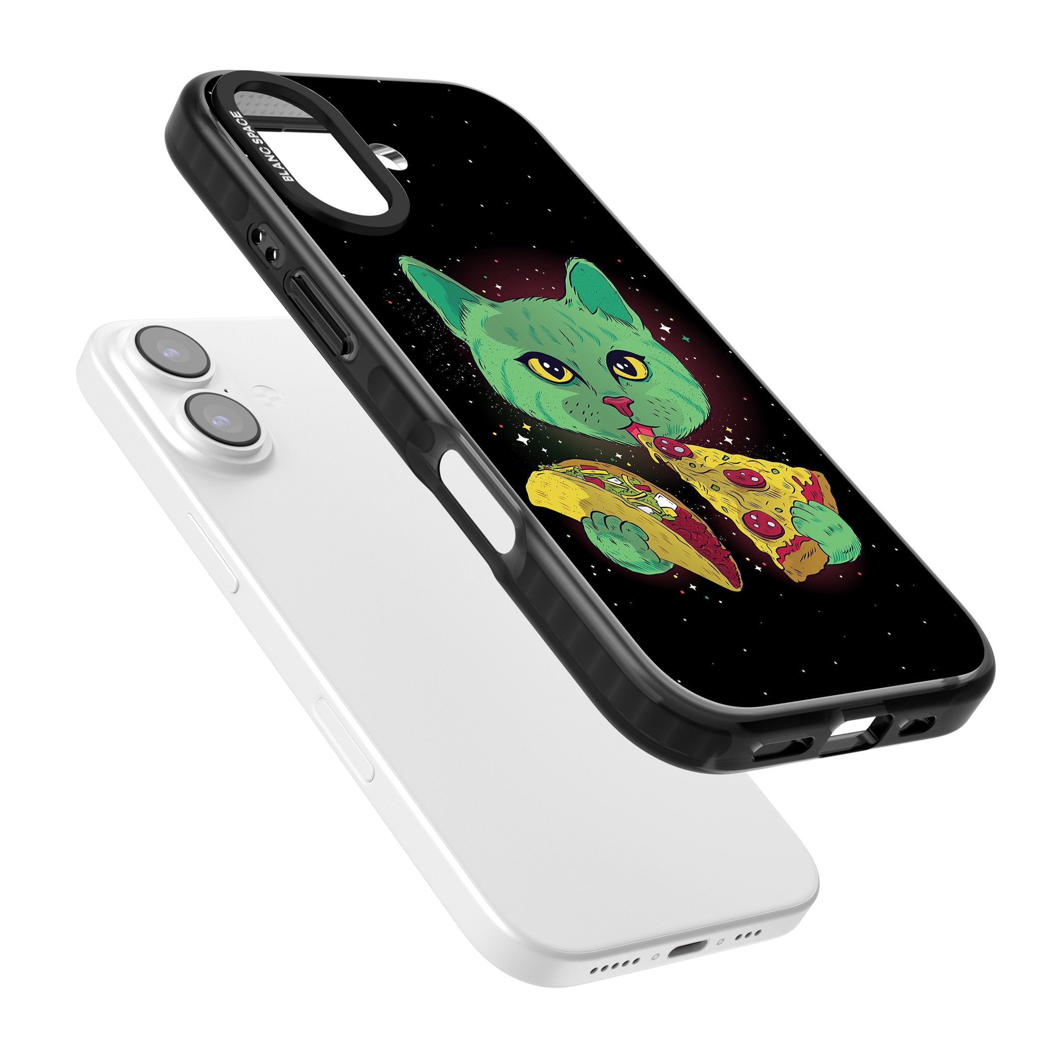 Pizza Purr iPhone 17 Impact Black Phone Case Colours