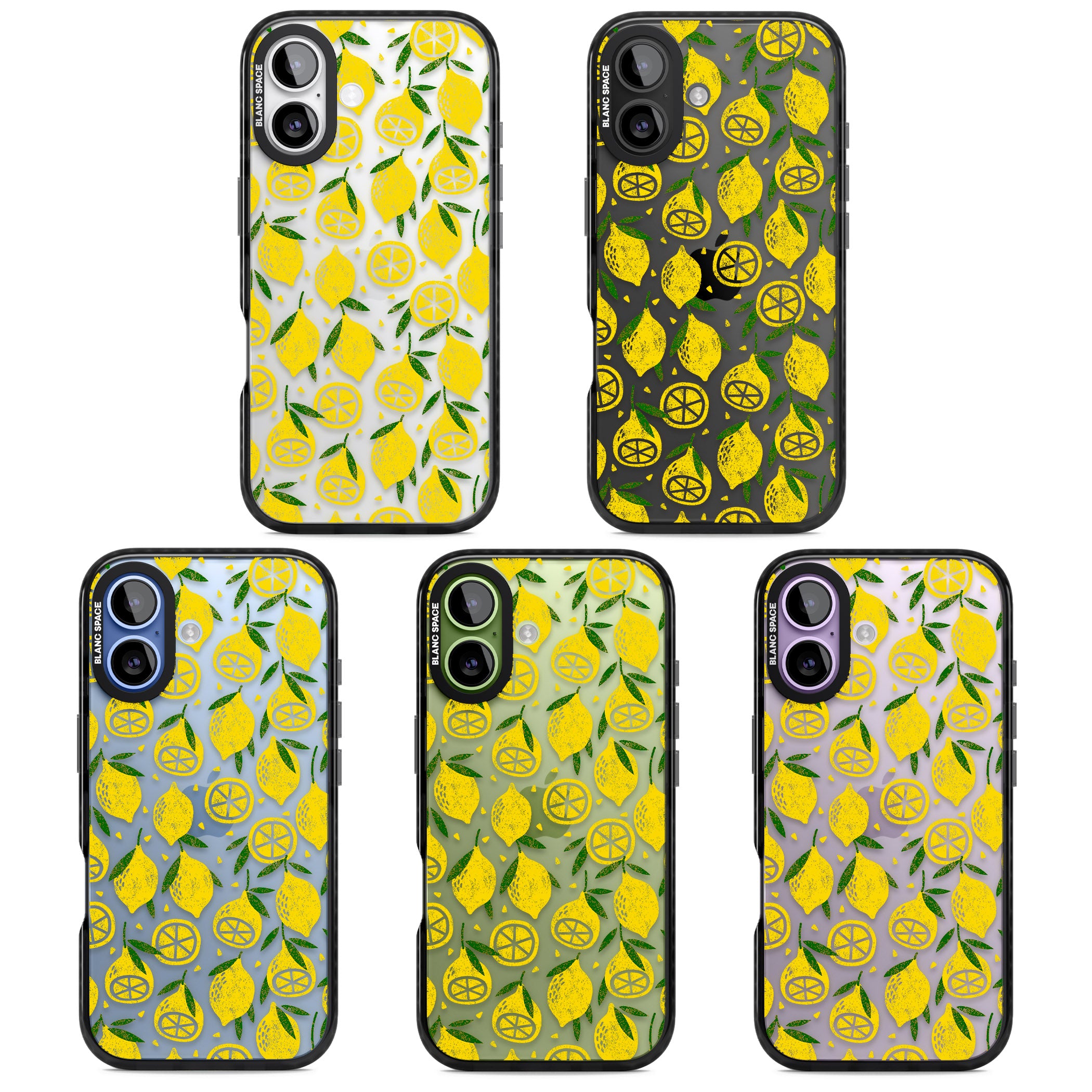 Lemon Delight iPhone 17 Impact Black Phone Case APT Impact Protection