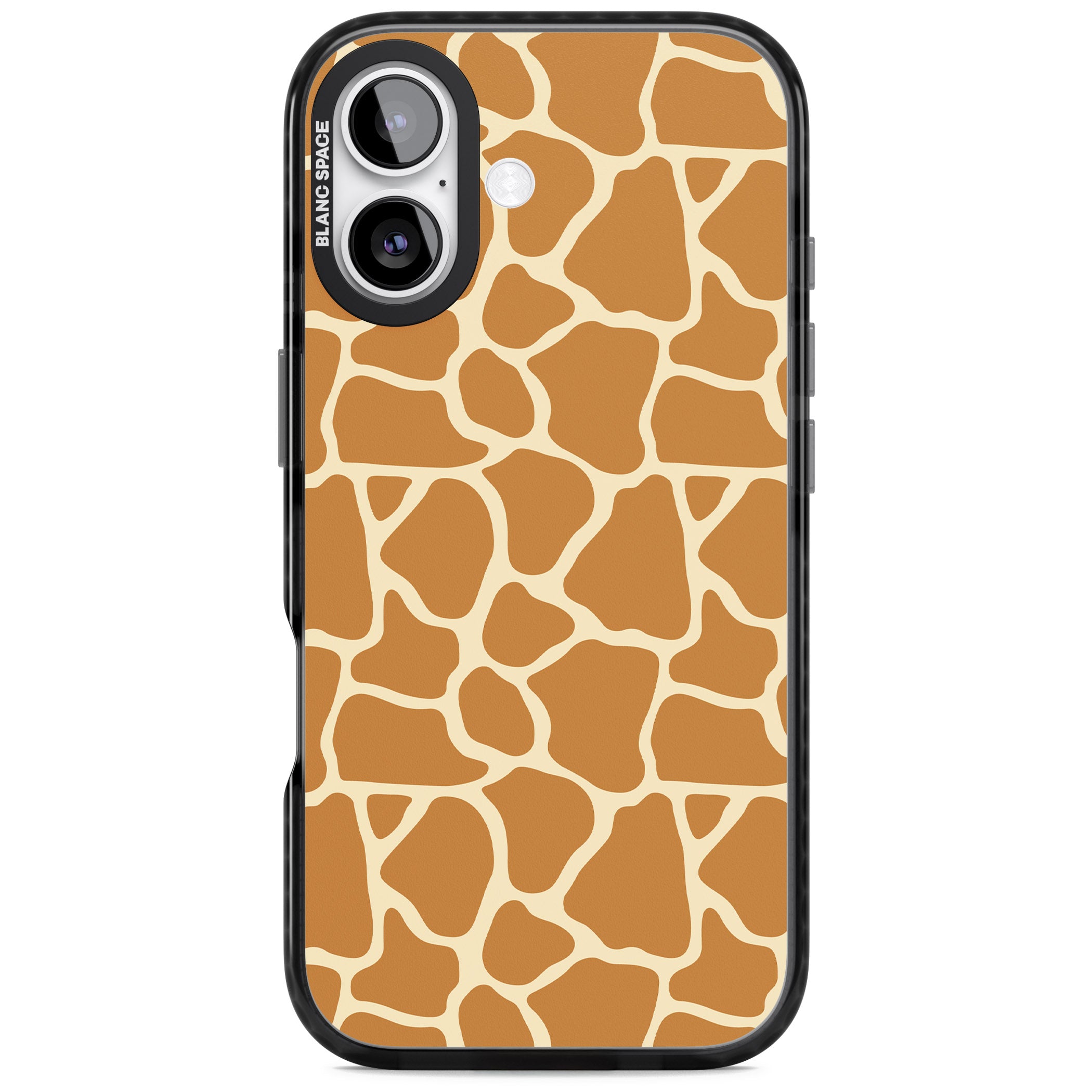 Giraffe Pattern iPhone 17 Impact Black Phone Case