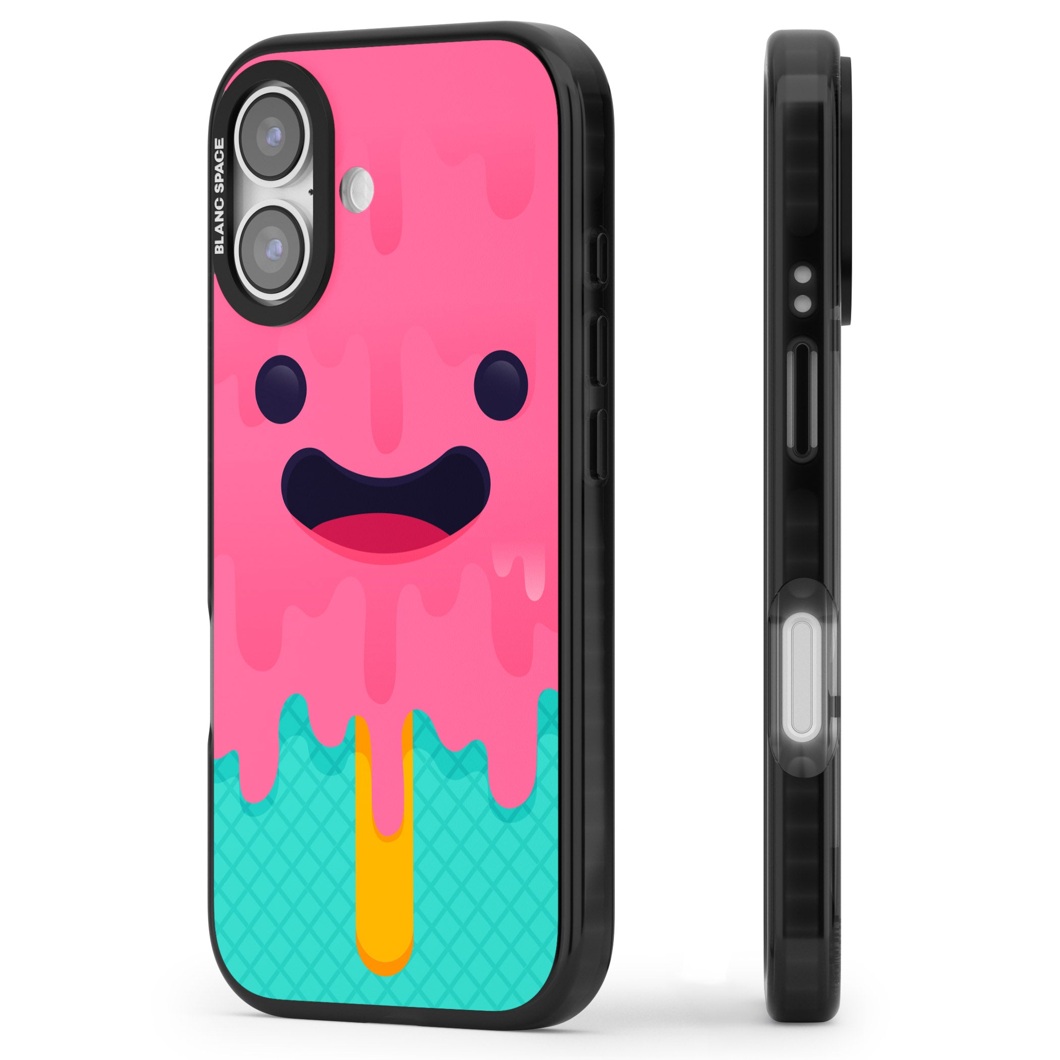 Ice Lolly iPhone 17 Impact Black Phone Case Side Profile
