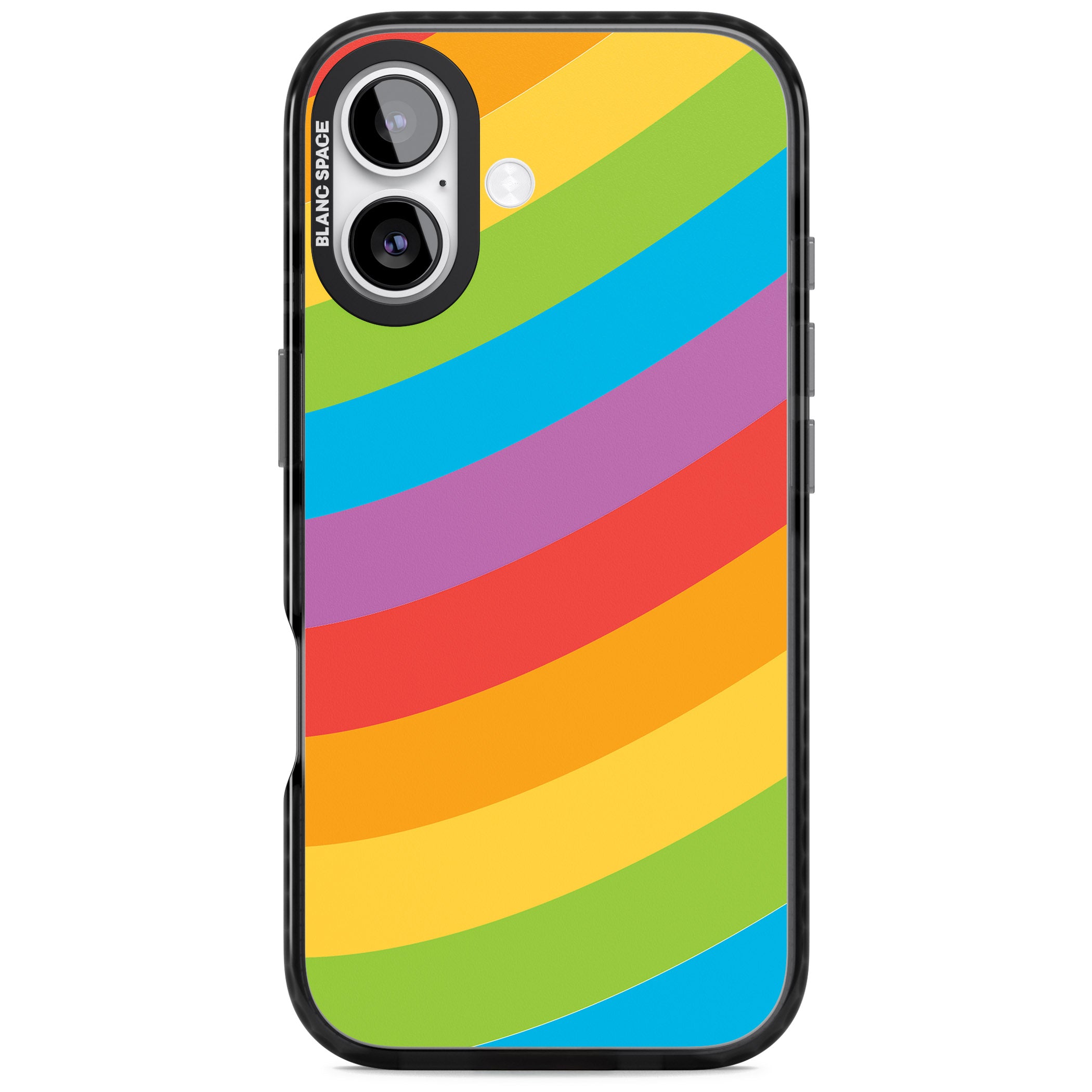 Lucky Rainbow iPhone 17 Impact Black Phone Case