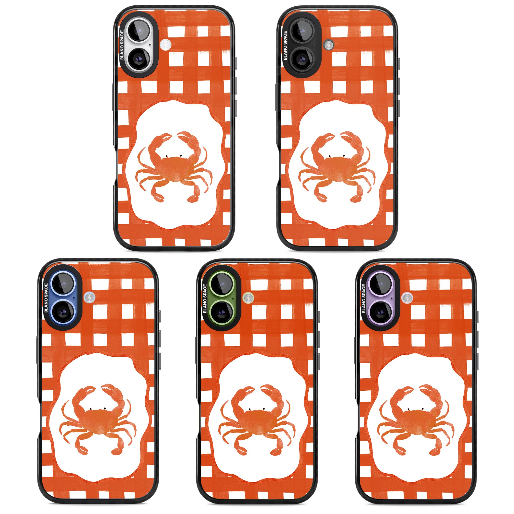 Red Lobster iPhone 17 Impact Black Phone Case APT Impact Protection