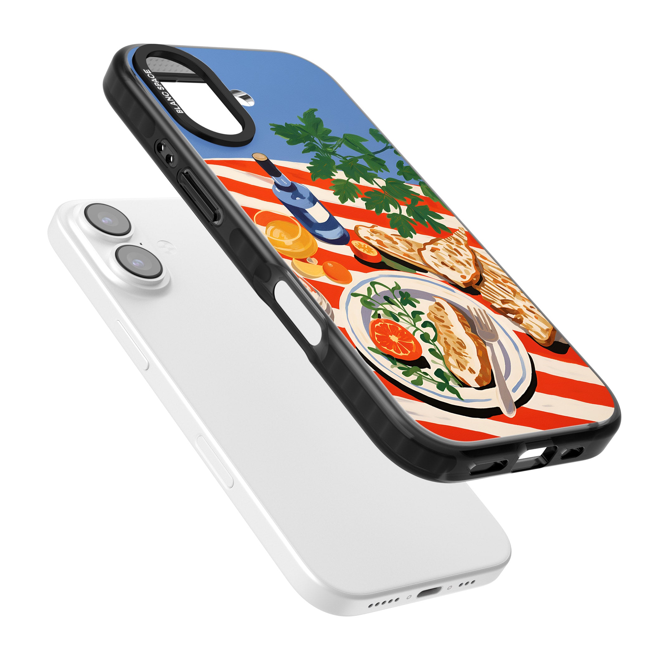 Mediterranean Lunch Table iPhone 17 Impact Black Phone Case Colours