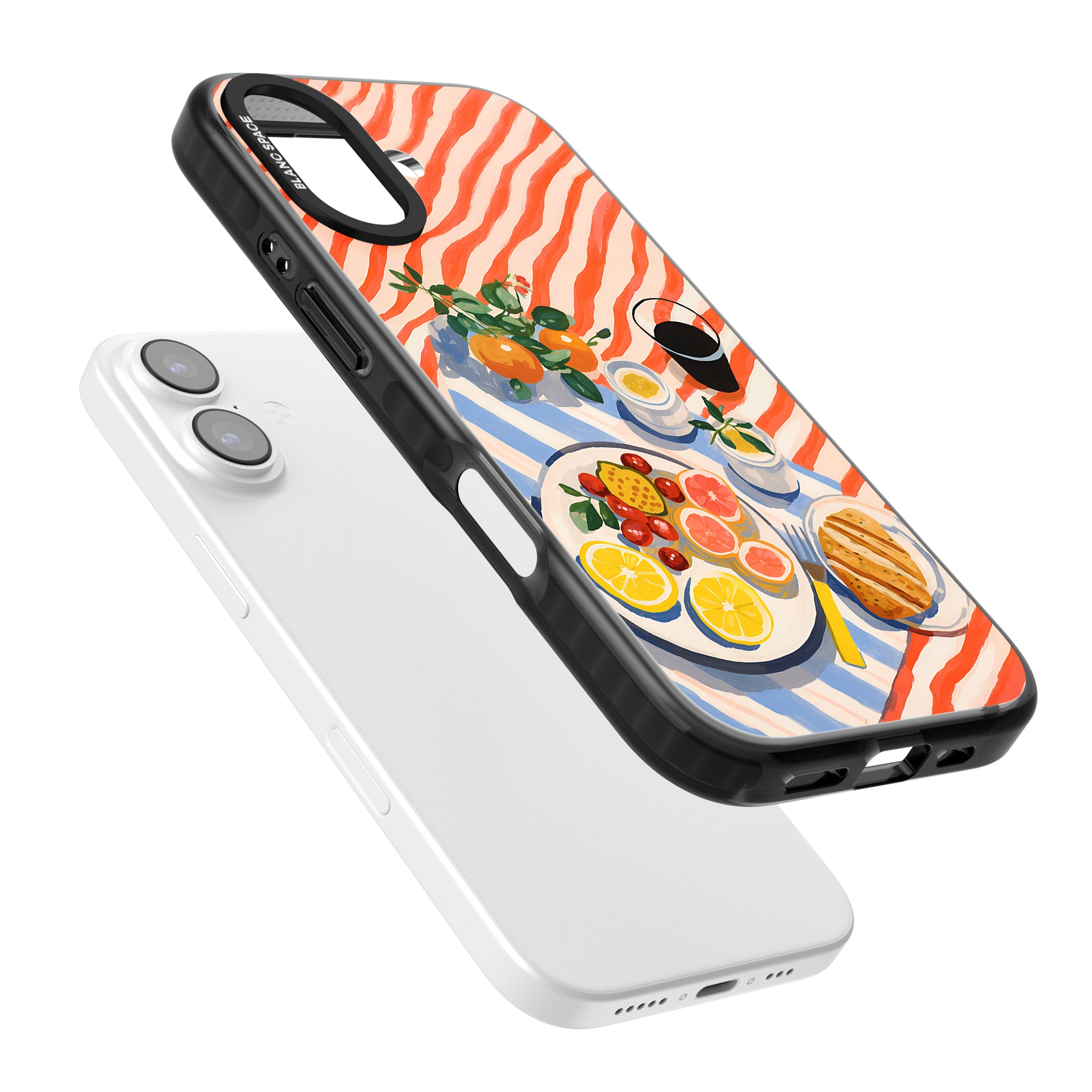 Citrus Picnic iPhone 17 Impact Black Phone Case Colours