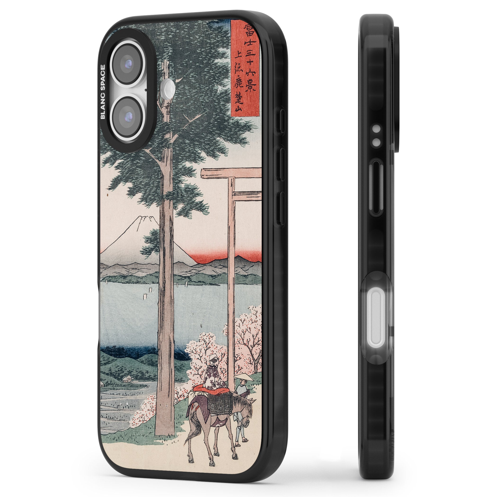 Gates To Mt. Fuji iPhone 17 Impact Black Phone Case Side Profile