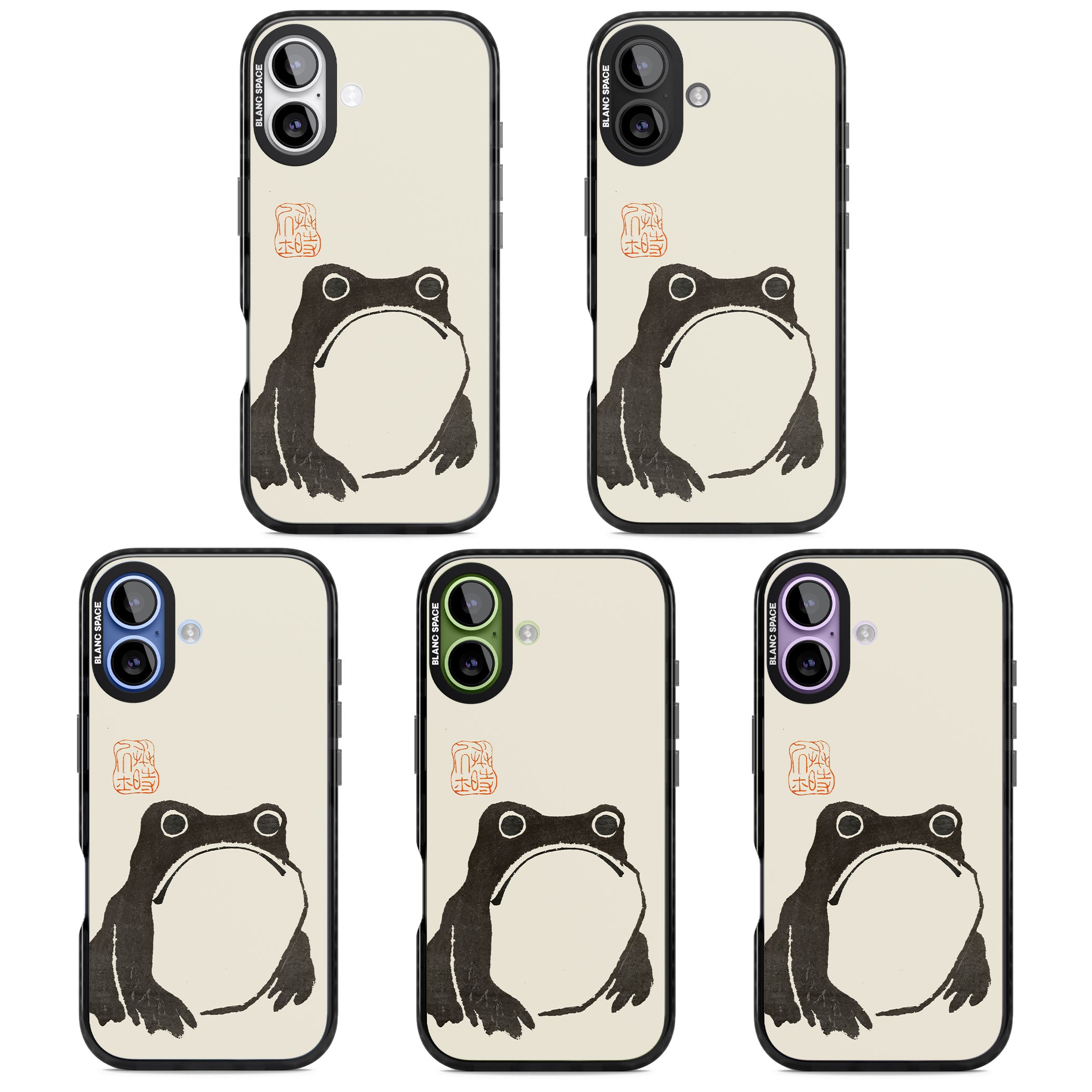 Matsumoto Hoji Frog iPhone 17 Impact Black Phone Case APT Impact Protection