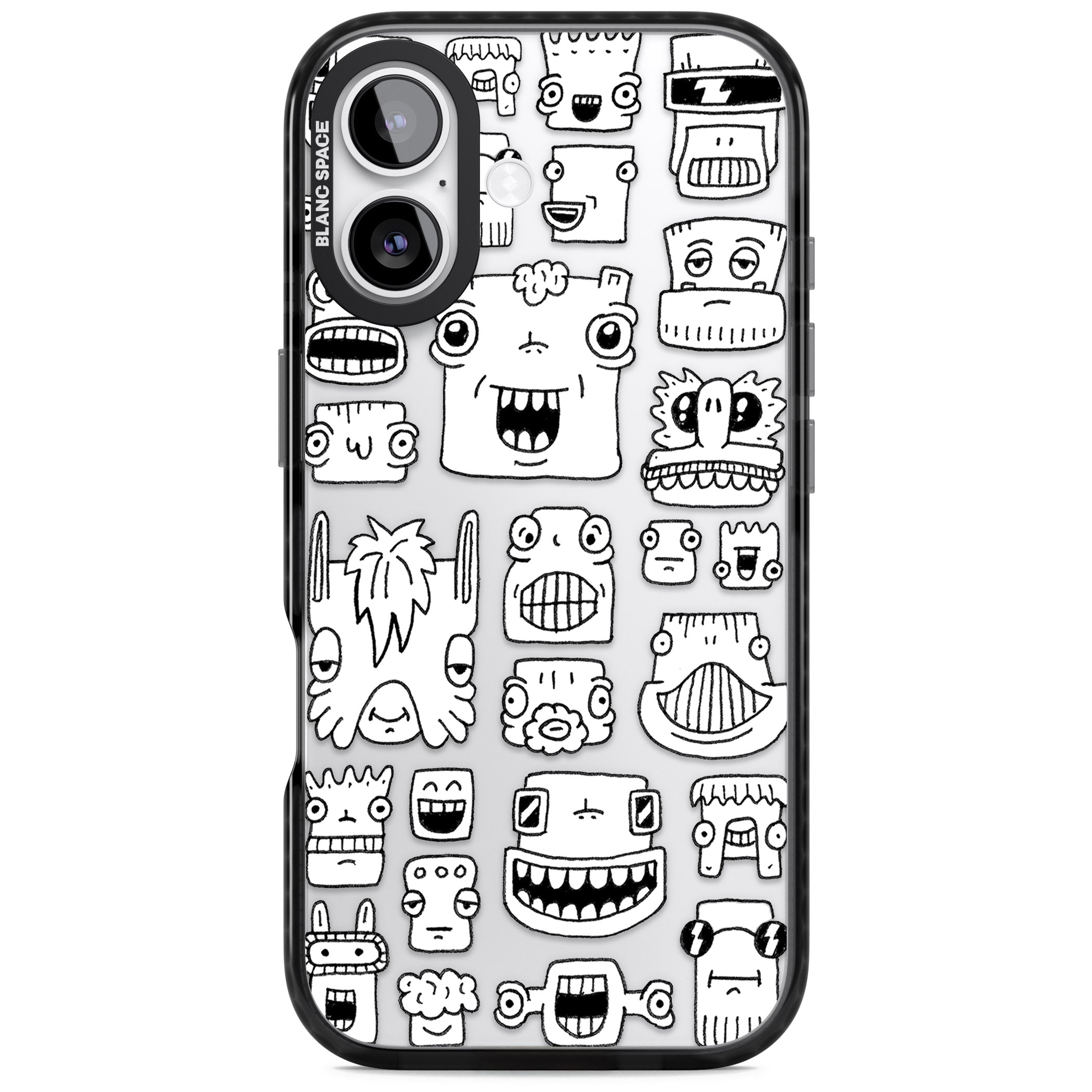Burst Heads iPhone 17 Impact Black Phone Case