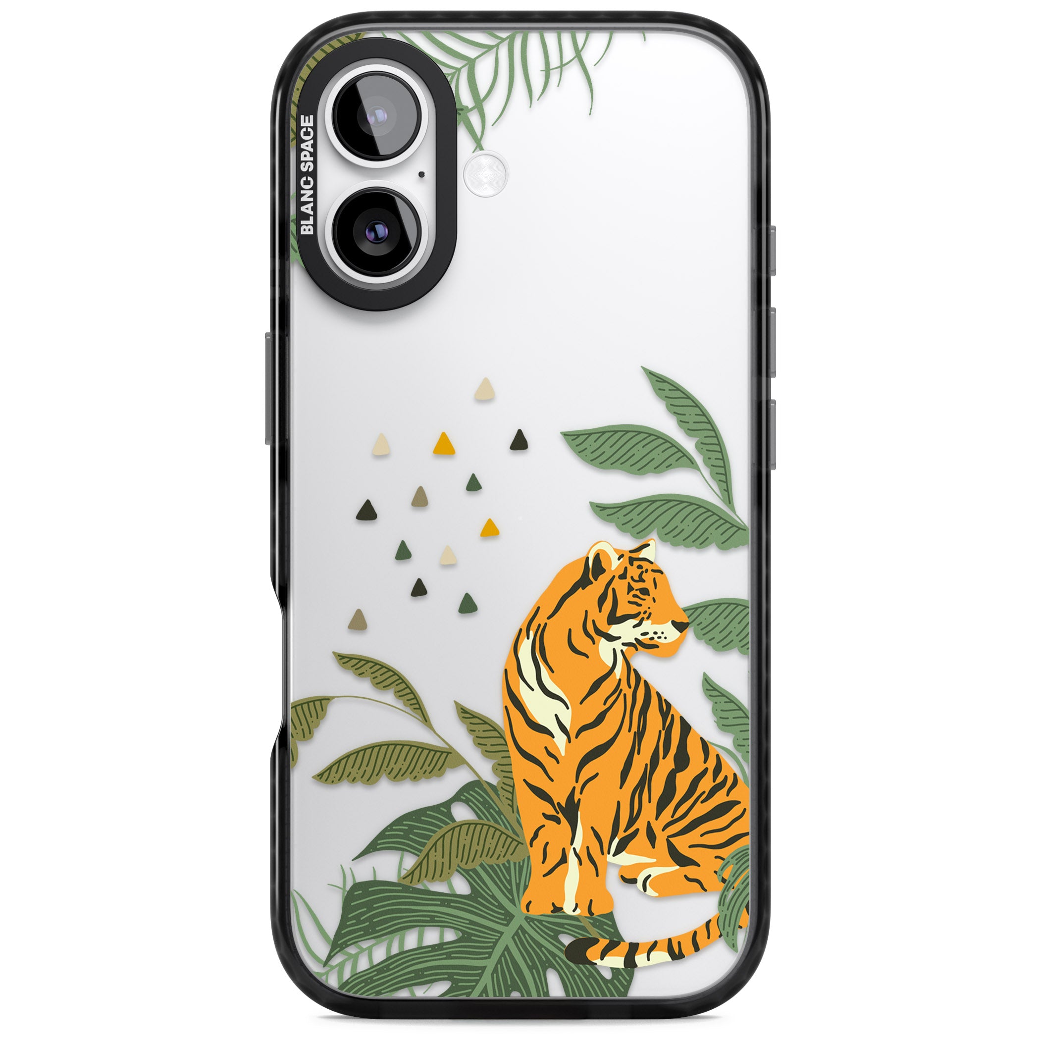 Tiger Jungle iPhone 17 Impact Black Phone Case