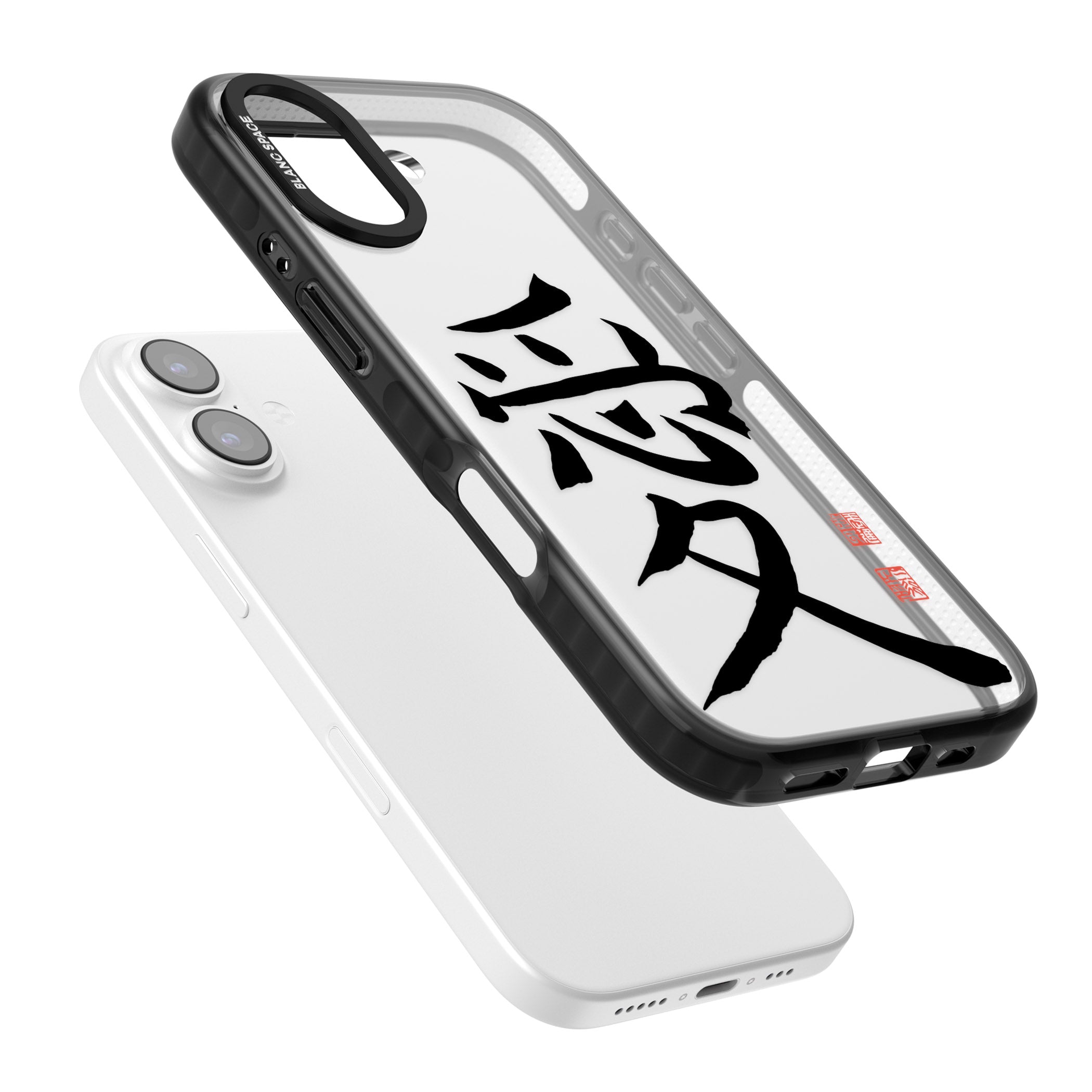 Japanese Kanji Love iPhone 17 Impact Black Phone Case Colours