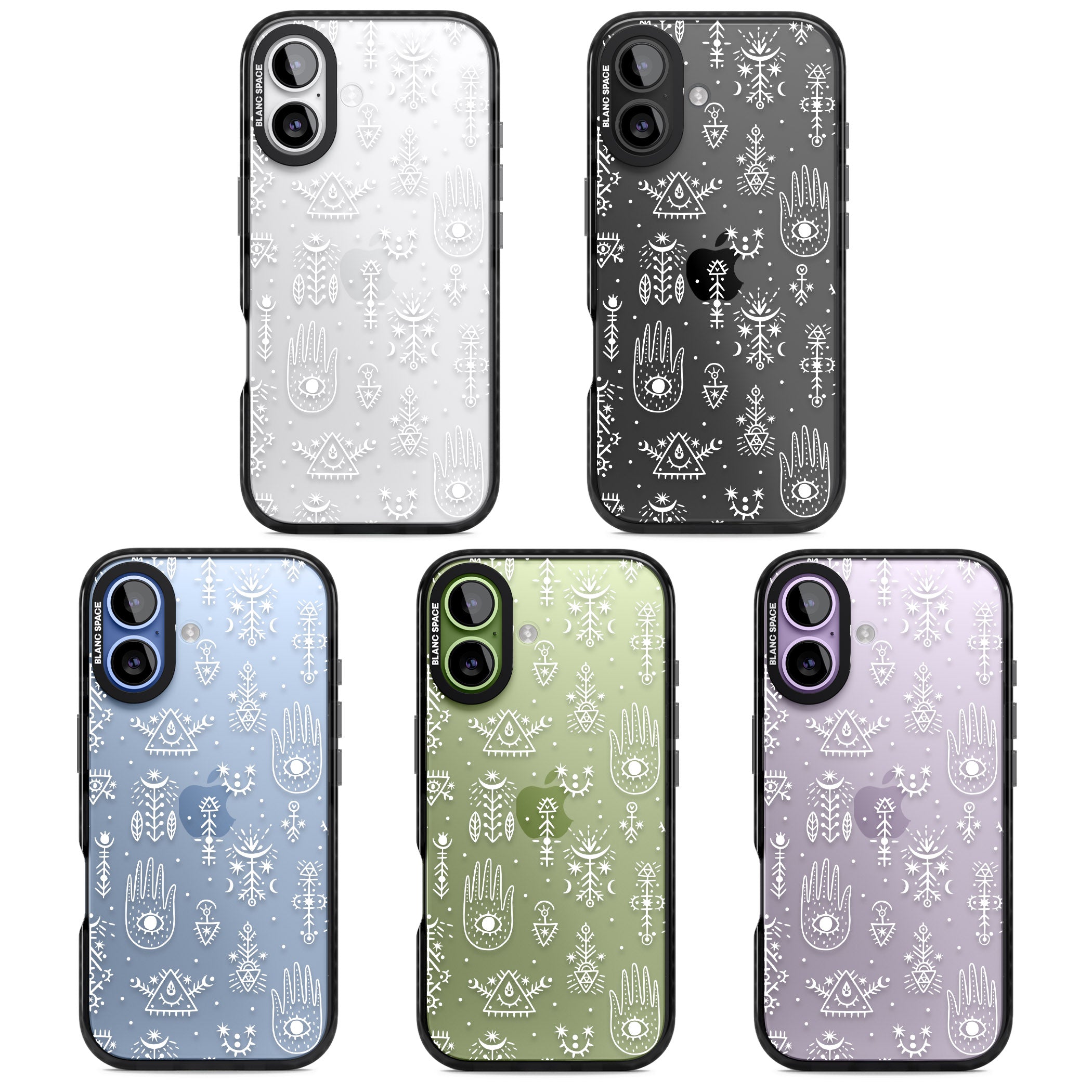 Mystic Symbols iPhone 17 Impact Black Phone Case APT Impact Protection