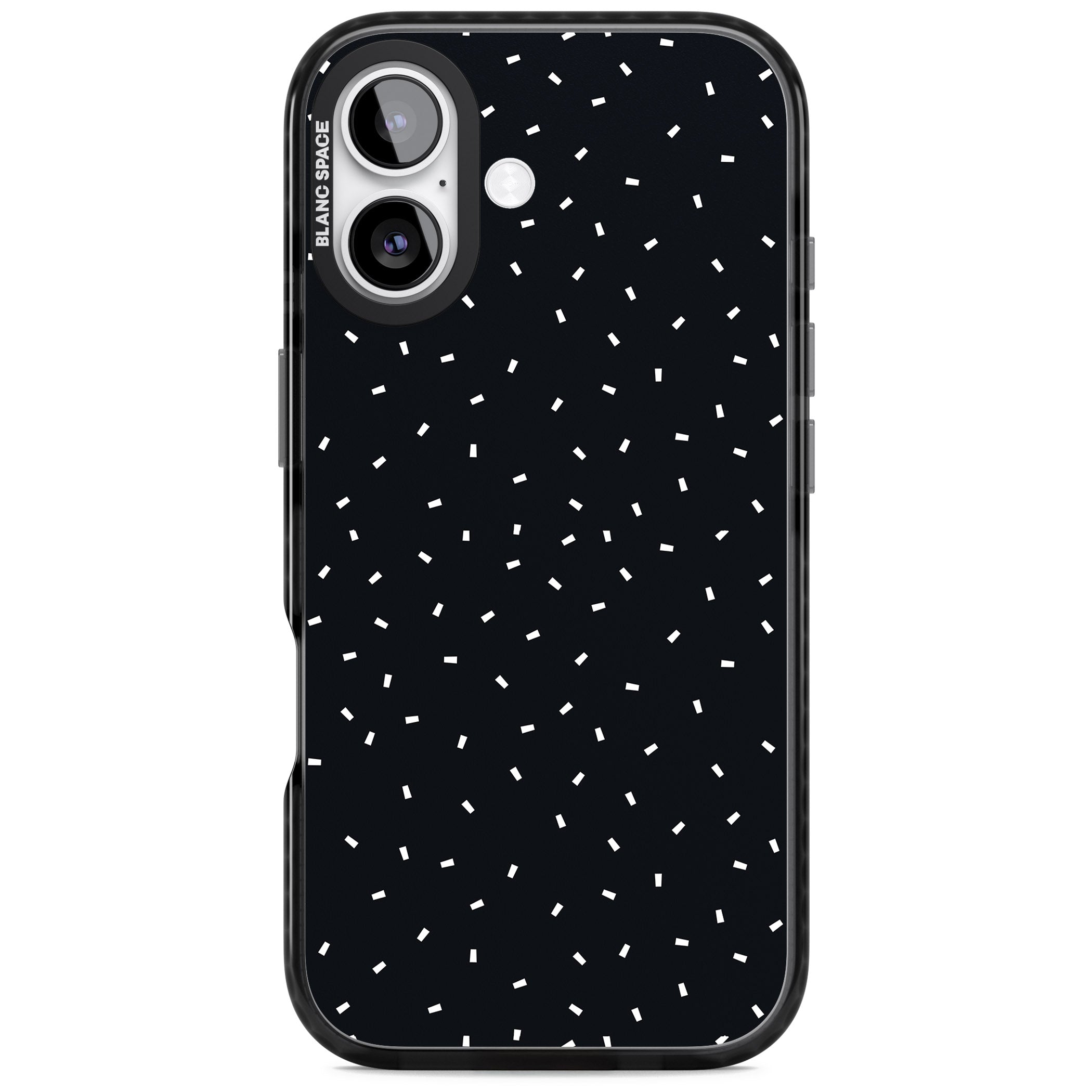 Confetti (Black) iPhone 17 Impact Black Phone Case