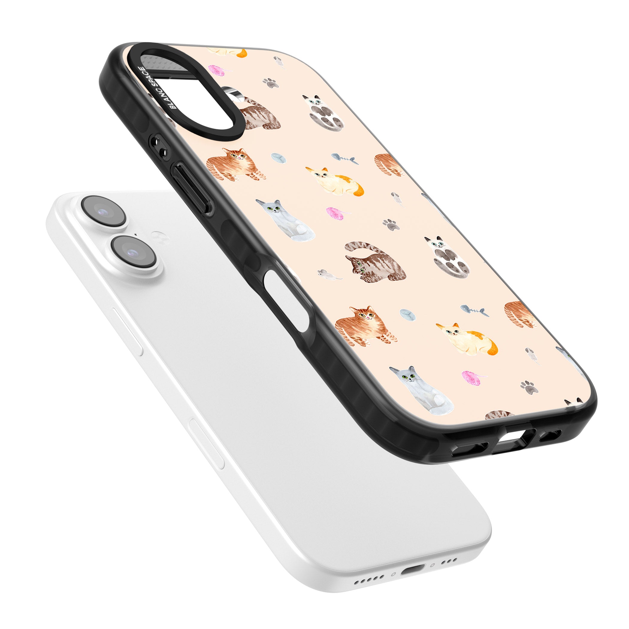 Cat Playground iPhone 17 Impact Black Phone Case Colours