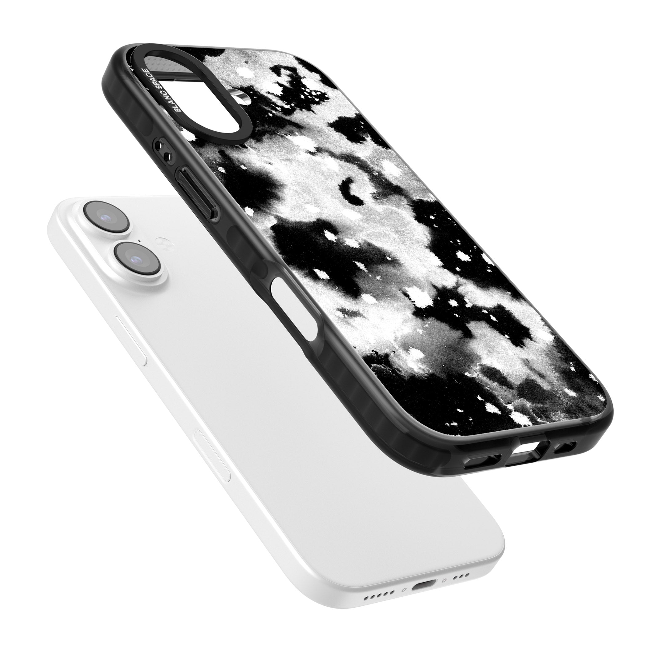 Acid Wash Ink Cloud iPhone 17 Impact Pro Black Phone Case Colours