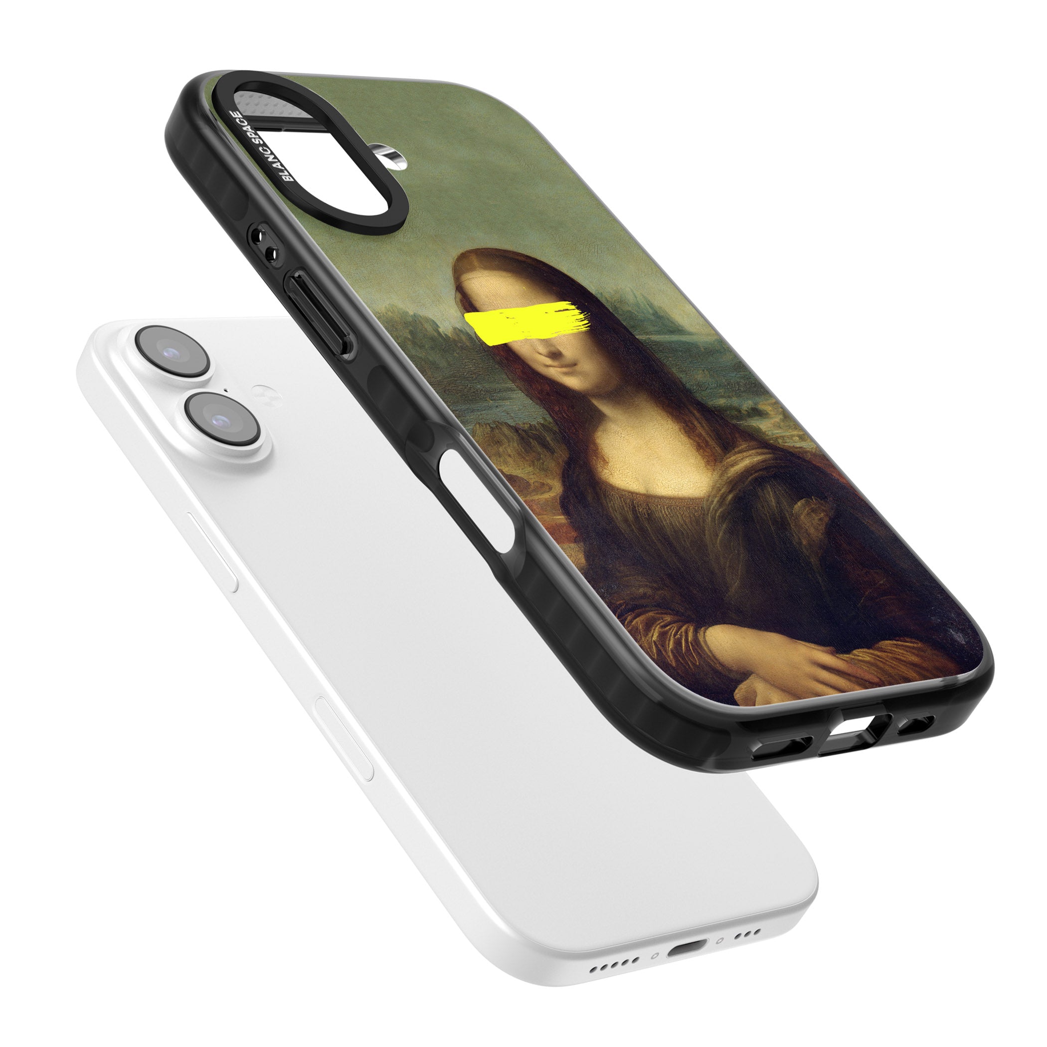 Vandaled Mona Lisa iPhone 17 Impact Pro Black Phone Case Colours