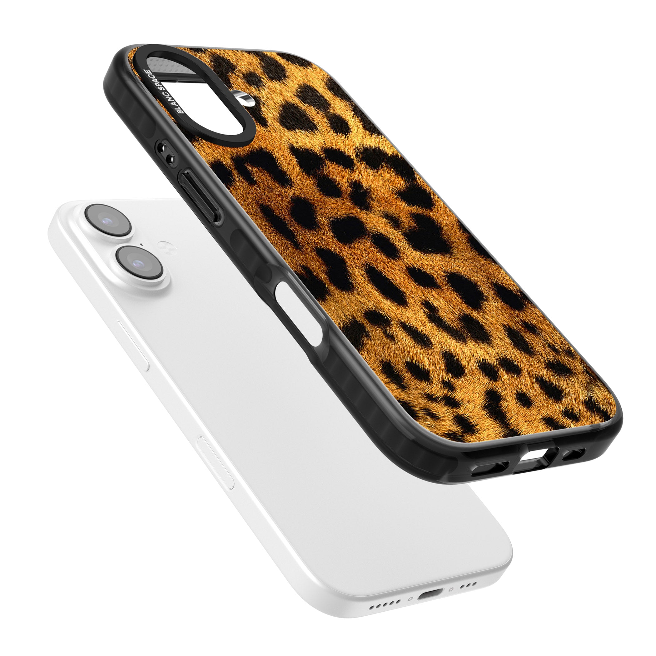 Leopard Print iPhone 17 Impact Pro Black Phone Case Colours